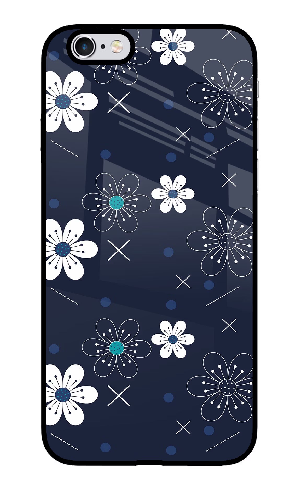 Flowers iPhone 6 Plus/6s Plus Glass Case - Flowers iPhone 6 Plus/6s Plus Glass Case Flowers iPhone 6 Plus/6s Plus Glass Case