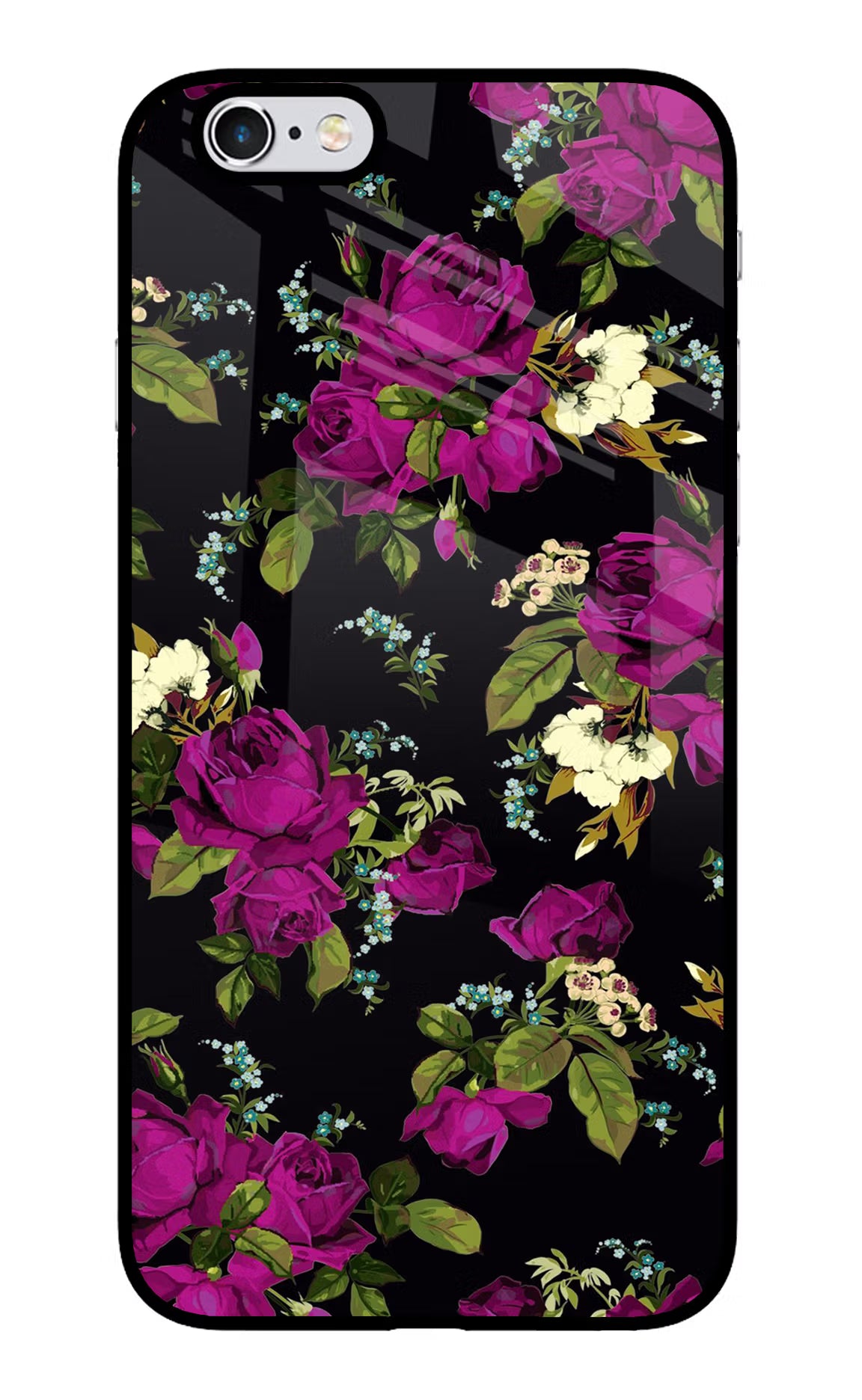 Flowers iPhone 6 Plus/6s Plus Glass Case - Flowers iPhone 6 Plus/6s Plus Glass Case Flowers iPhone 6 Plus/6s Plus Glass Case