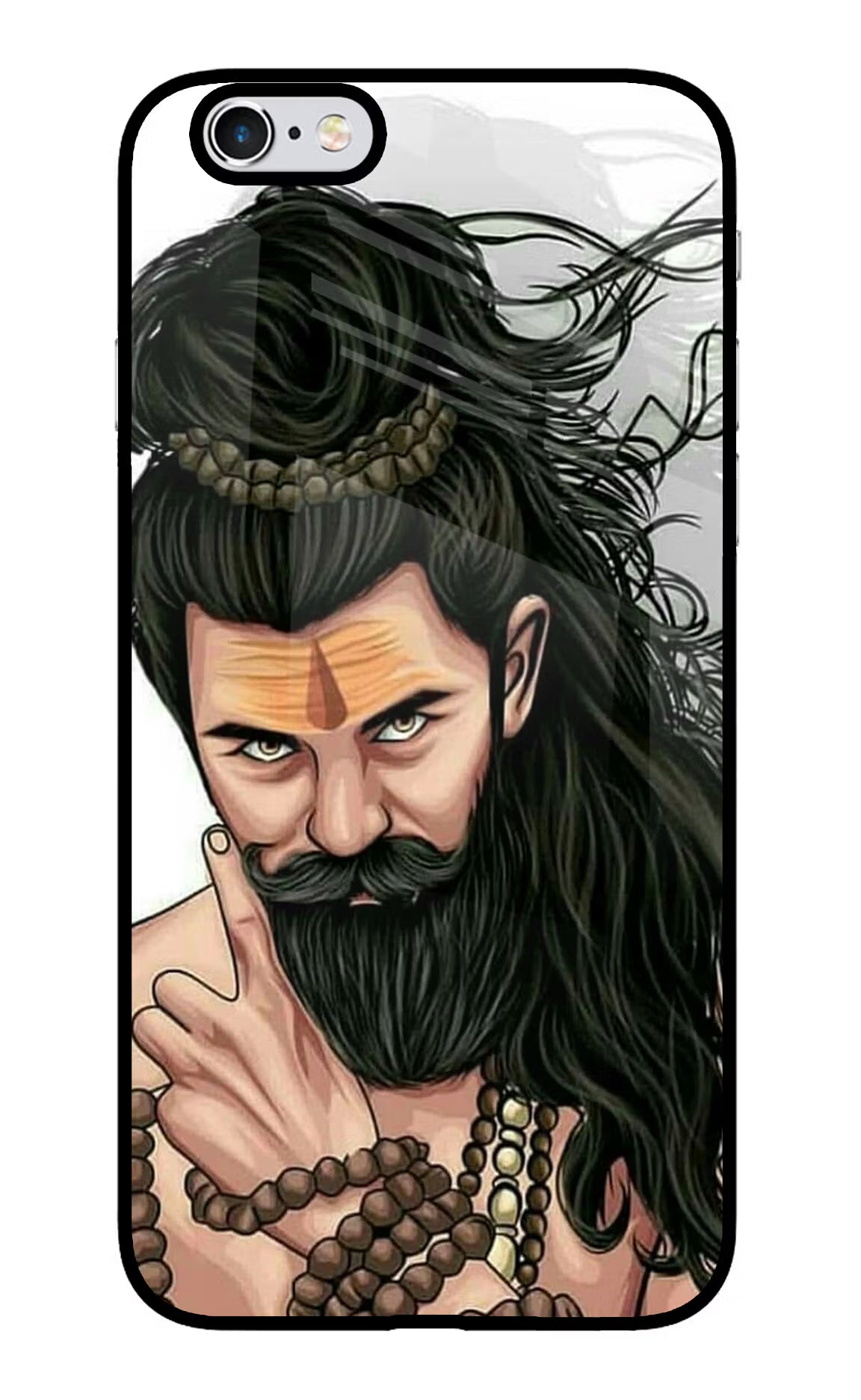 Mahadev iPhone 6 Plus/6s Plus Back Cover - Mahadev iPhone 6 Plus/6s Plus Glass Case Back Cover by Casekaro Mahadev iPhone 6 Plus/6s Plus Glass Case Back Cover by Casekaro