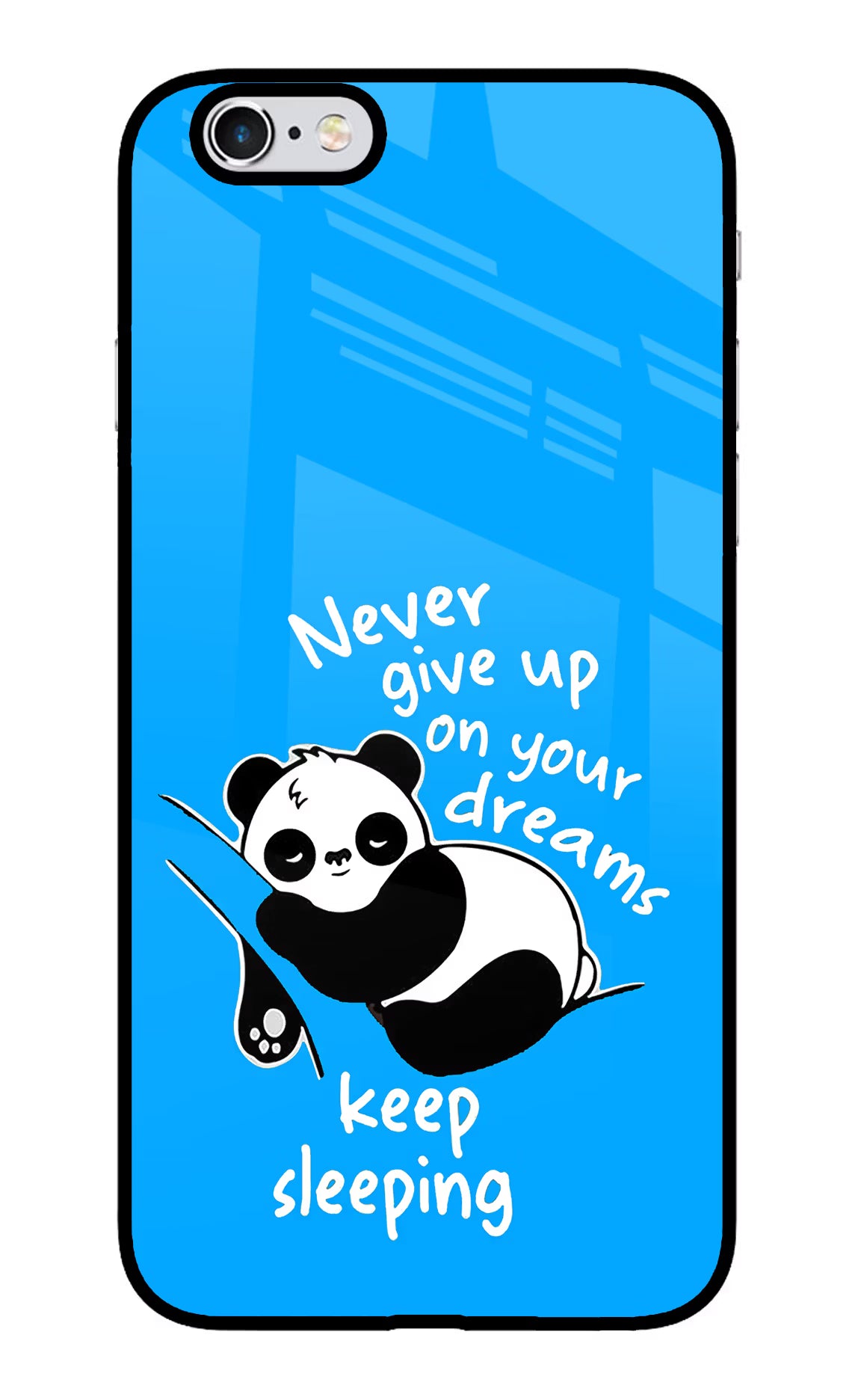 Keep Sleeping iPhone 6 Plus/6s Plus Back Cover - Keep Sleeping iPhone 6 Plus/6s Plus Glass Case Back Cover by Casekaro Keep Sleeping iPhone 6 Plus/6s Plus Glass Case Back Cover by Casekaro