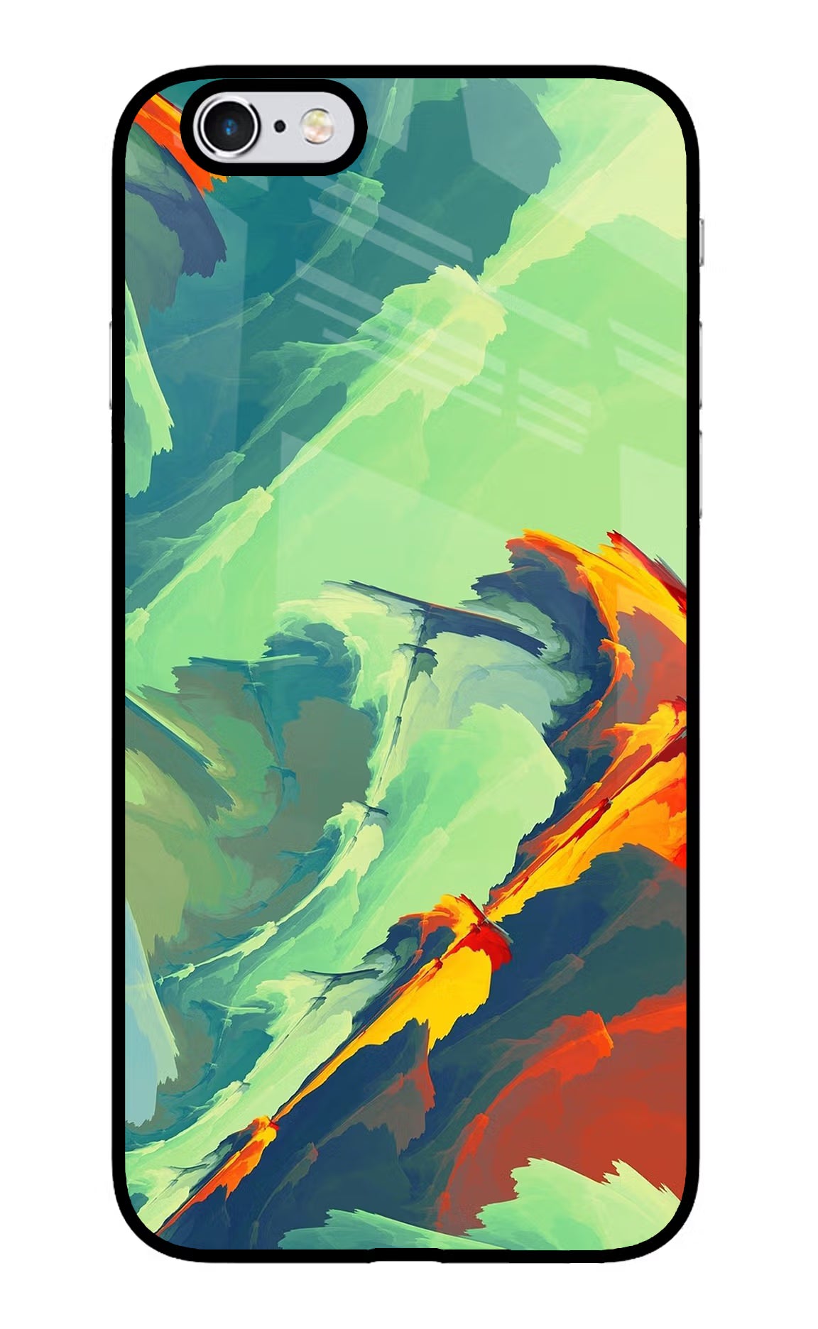 Paint Art iPhone 6 Plus/6s Plus Back Cover - Paint Art iPhone 6 Plus/6s Plus Glass Case Back Cover by Casekaro Paint Art iPhone 6 Plus/6s Plus Glass Case Back Cover by Casekaro