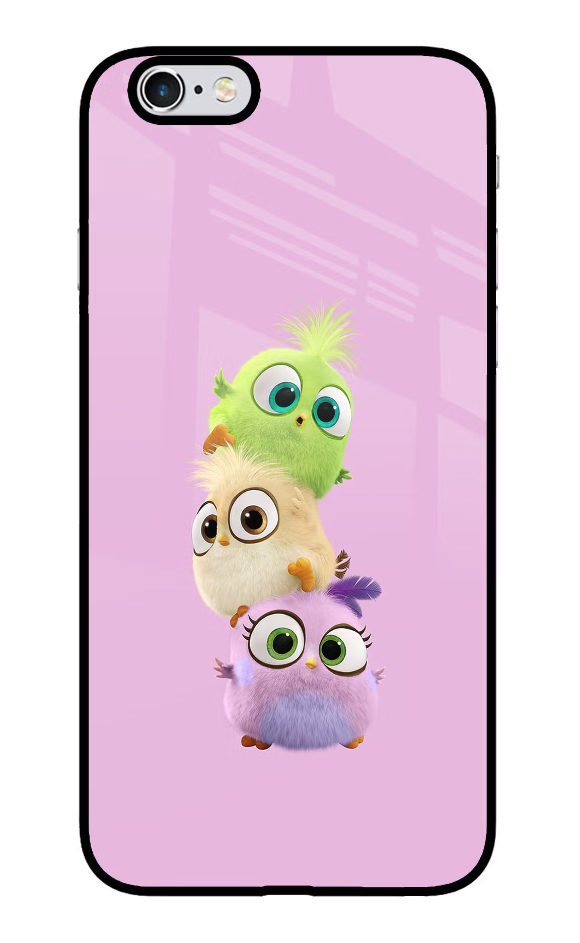 Cute Little Birds iPhone 6 Plus/6s Plus Back Cover - Cute Little Birds iPhone 6 Plus/6s Plus Glass Case Back Cover by Casekaro Cute Little Birds iPhone 6 Plus/6s Plus Glass Case Back Cover by Casekaro