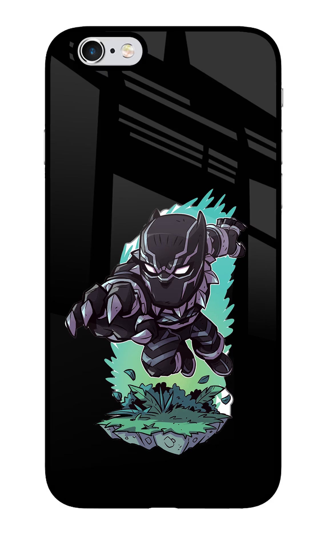 Black Panther iPhone 6 Plus/6s Plus Glass Case - Black Panther iPhone 6 Plus/6s Plus Glass Case Black Panther iPhone 6 Plus/6s Plus Glass Case