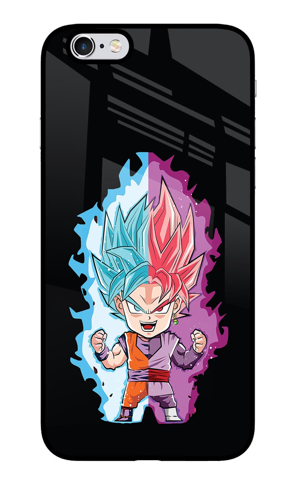 Chota Goku iPhone 6 Plus/6s Plus Glass Case - Chota Goku iPhone 6 Plus/6s Plus Glass Case Chota Goku iPhone 6 Plus/6s Plus Glass Case