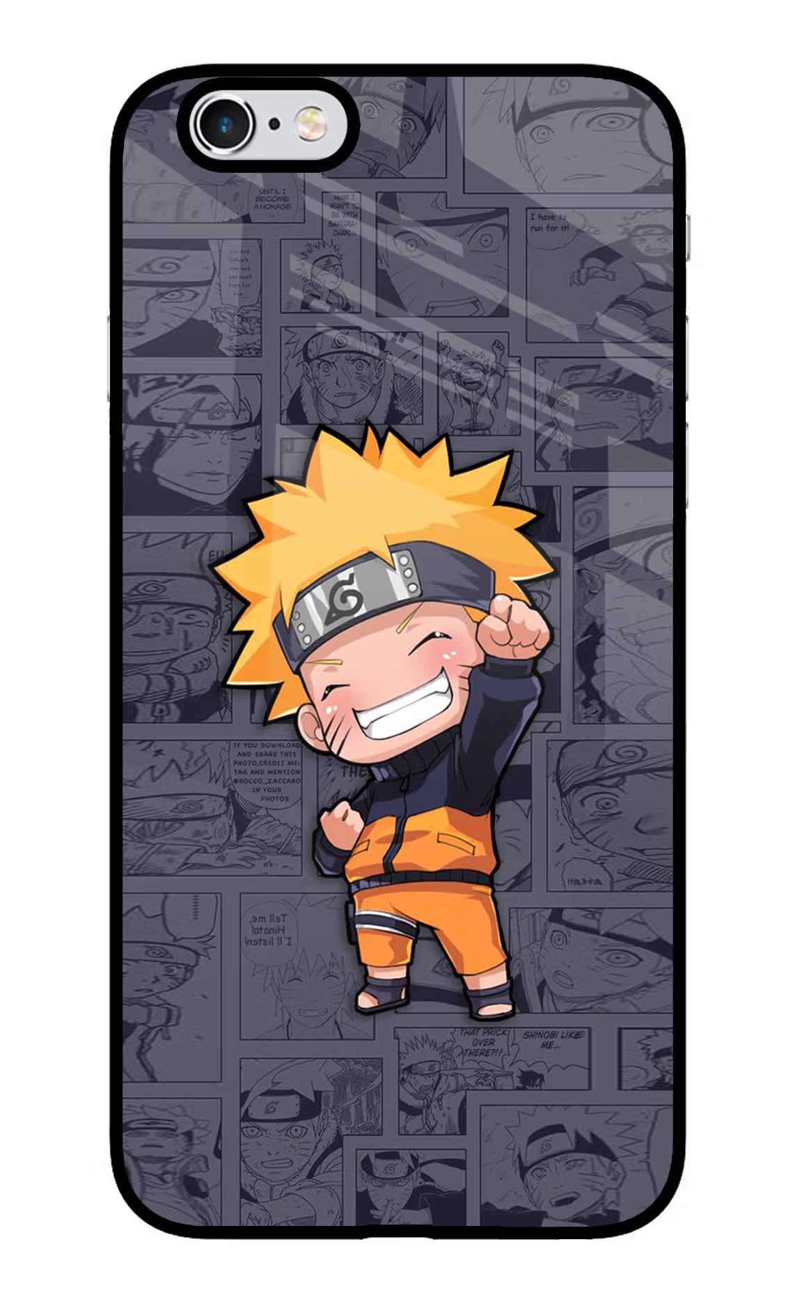 Chota Naruto iPhone 6 Plus/6s Plus Glass Case - Chota Naruto iPhone 6 Plus/6s Plus Glass Case Chota Naruto iPhone 6 Plus/6s Plus Glass Case