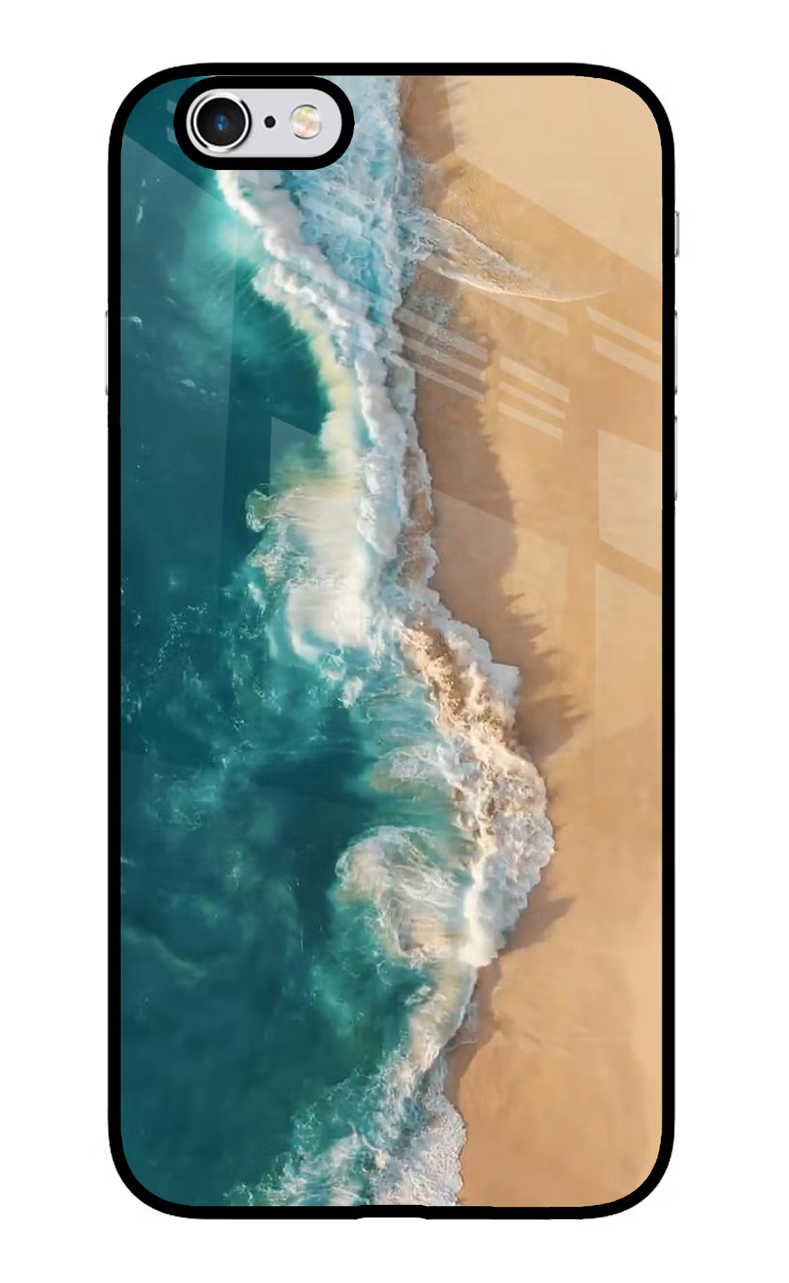 Ocean Beach iPhone 6 Plus/6s Plus Back Cover - Ocean Beach iPhone 6 Plus/6s Plus Glass Case Back Cover by Casekaro Ocean Beach iPhone 6 Plus/6s Plus Glass Case Back Cover by Casekaro