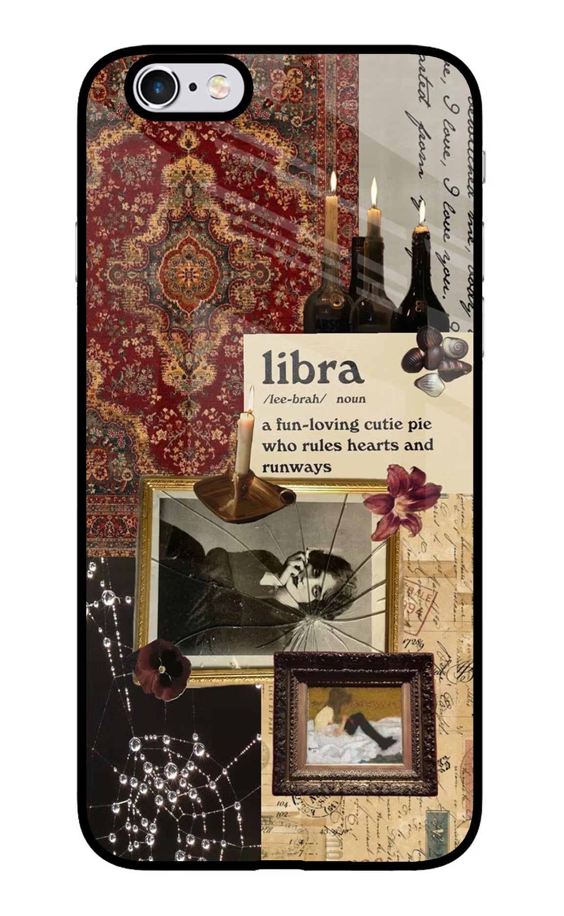 Libra Zodiac iPhone 6 Plus/6s Plus Glass Case - Libra Zodiac iPhone 6 Plus/6s Plus Glass Case Libra Zodiac iPhone 6 Plus/6s Plus Glass Case