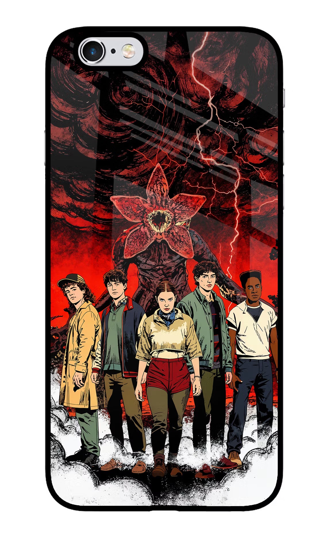 Ordinary Things Characters iPhone 6 Plus/6s Plus Glass Case - Ordinary Things Characters iPhone 6 Plus/6s Plus Glass Case Ordinary Things Characters iPhone 6 Plus/6s Plus Glass Case