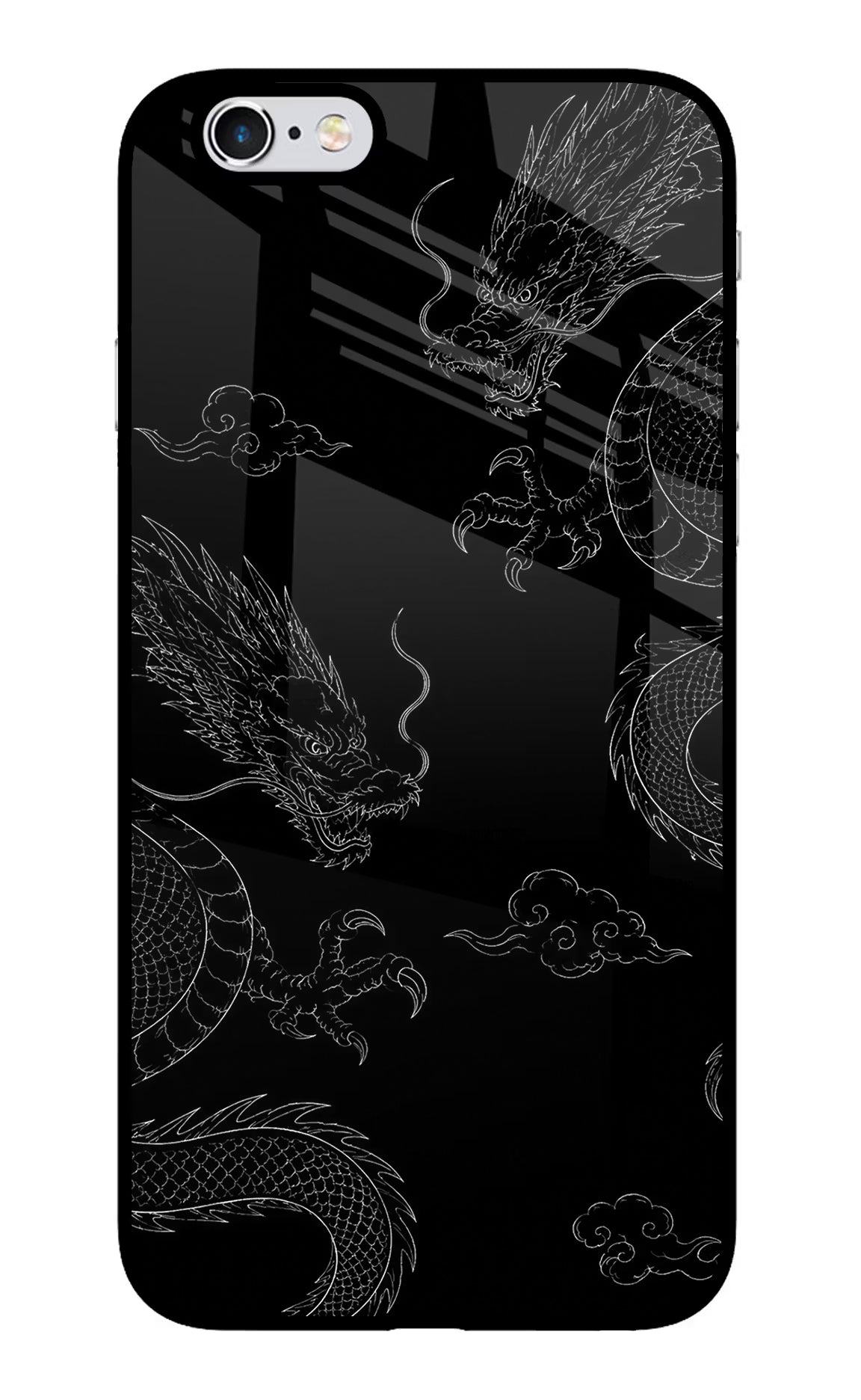 Twin Dragons iPhone 6 Plus/6s Plus Glass Case - Twin Dragons iPhone 6 Plus/6s Plus Glass Case Twin Dragons iPhone 6 Plus/6s Plus Glass Case