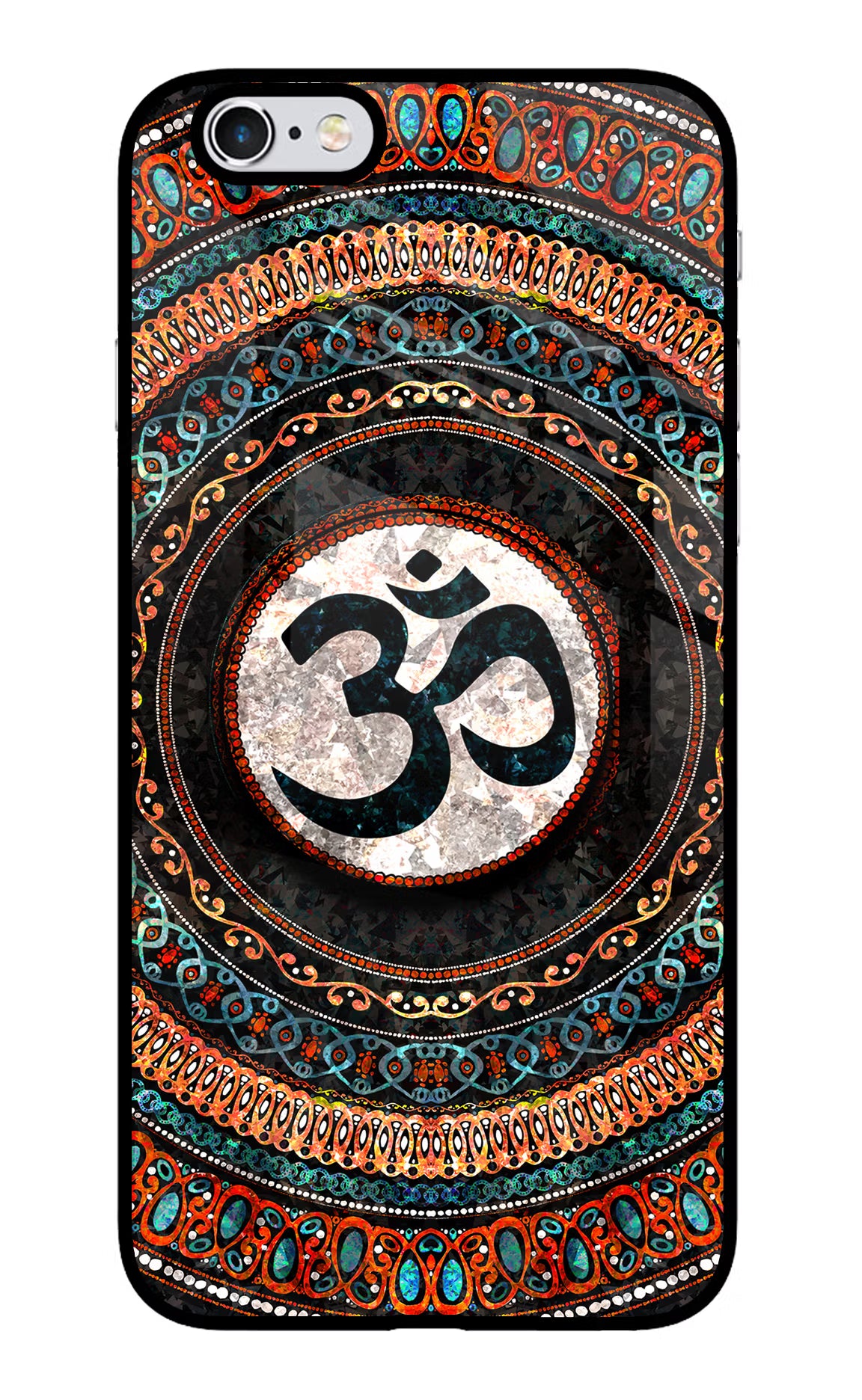 Om Culture iPhone 6 Plus/6s Plus Glass Case - Om Culture iPhone 6 Plus/6s Plus Glass Case Om Culture iPhone 6 Plus/6s Plus Glass Case