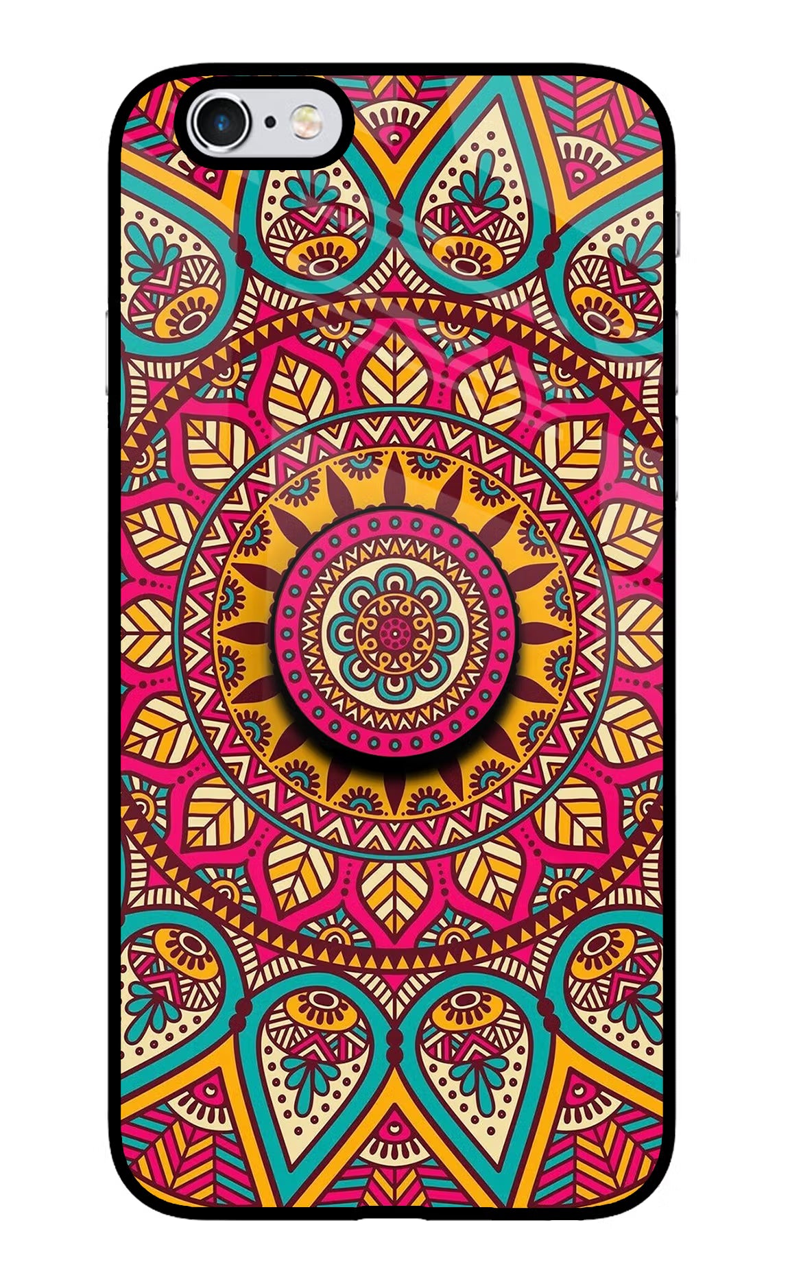 Mandala iPhone 6 Plus/6s Plus Glass Case - Mandala iPhone 6 Plus/6s Plus Glass Case Mandala iPhone 6 Plus/6s Plus Glass Case