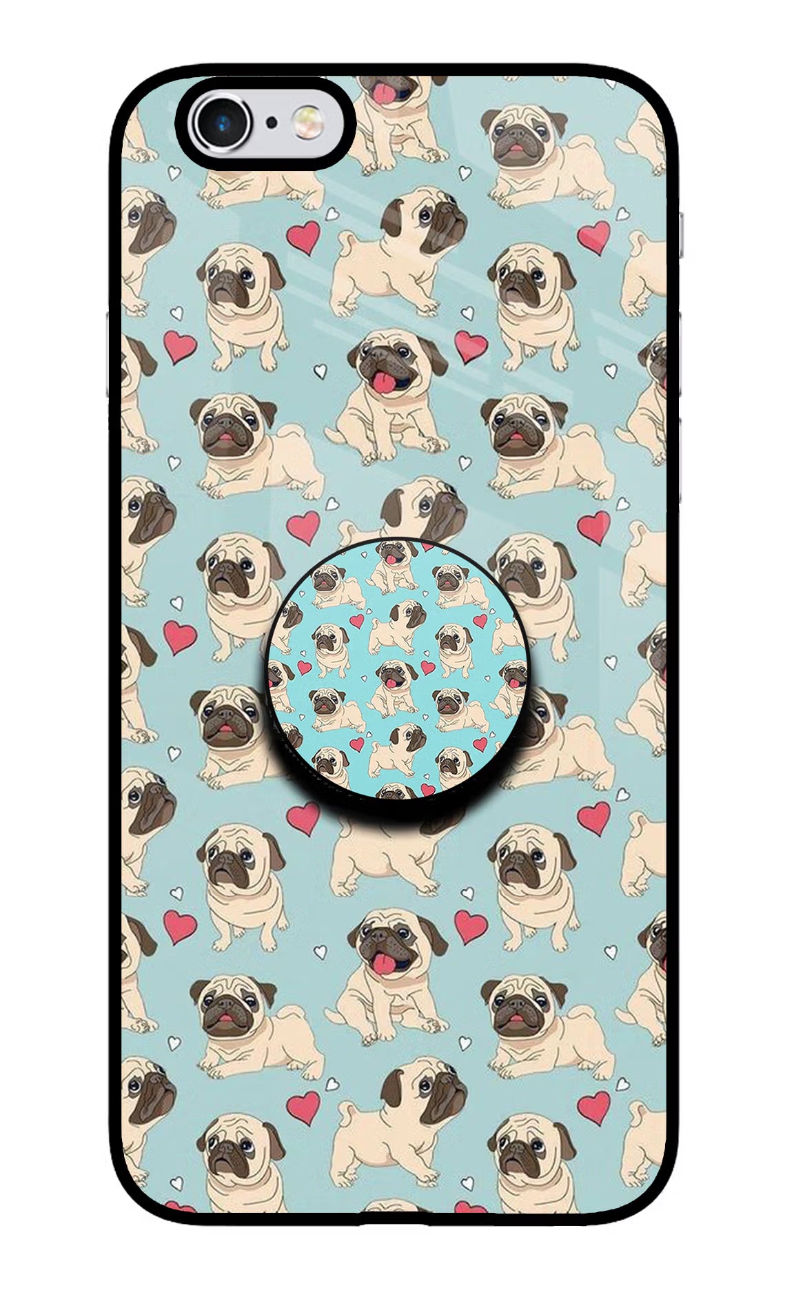 Pug Dog iPhone 6 Plus/6s Plus Pop Case - Pug Dog iPhone 6 Plus/6s Plus Pop Case by Casekaro Pug Dog iPhone 6 Plus/6s Plus Pop Case by Casekaro