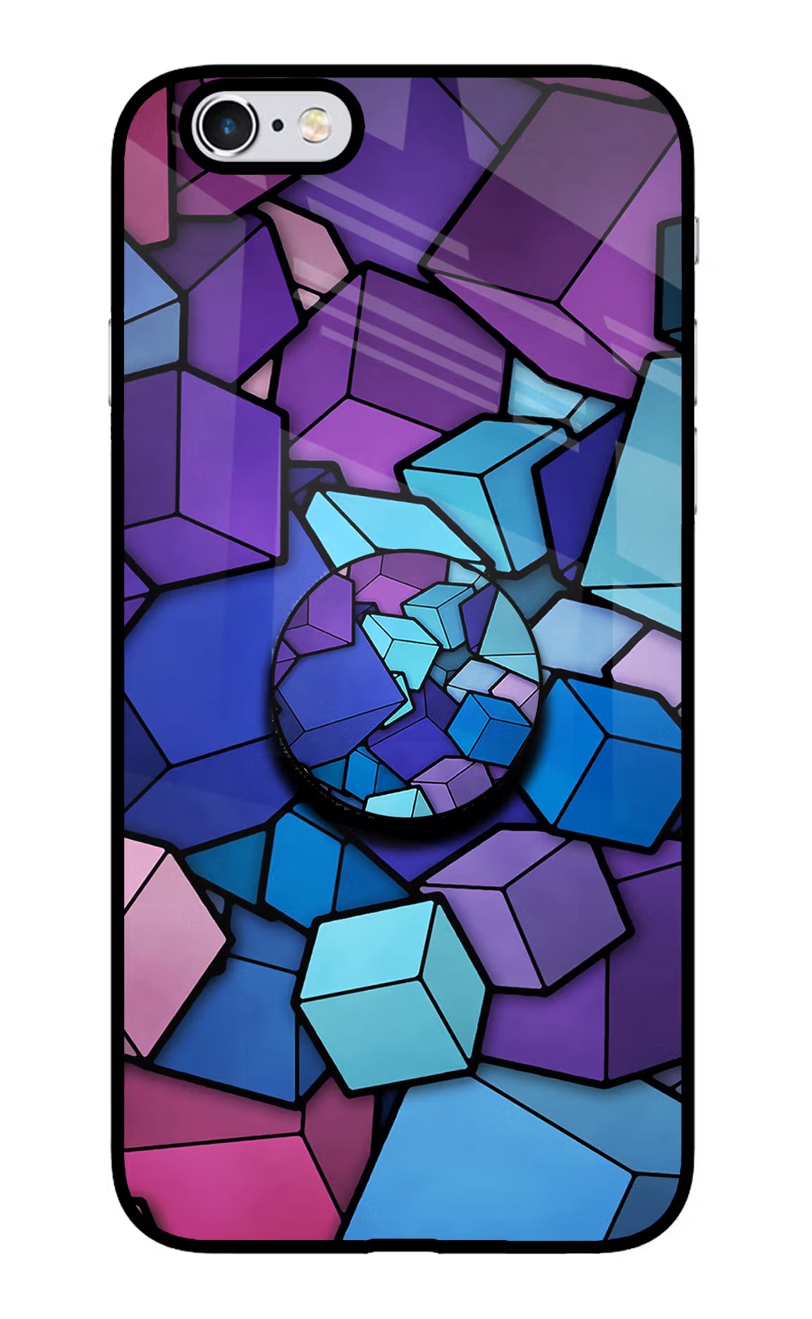 Cubic Abstract iPhone 6 Plus/6s Plus Pop Case - Cubic Abstract iPhone 6 Plus/6s Plus Pop Case by Casekaro Cubic Abstract iPhone 6 Plus/6s Plus Pop Case by Casekaro