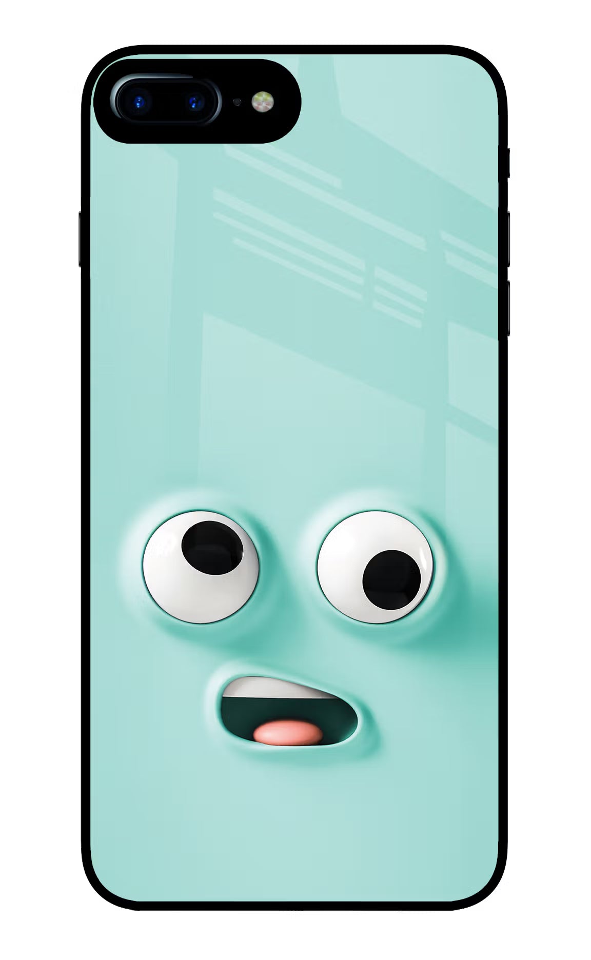 Funny Cartoon iPhone 7 Plus Glass Case - Funny Cartoon iPhone 7 Plus Glass Case Funny Cartoon iPhone 7 Plus Glass Case