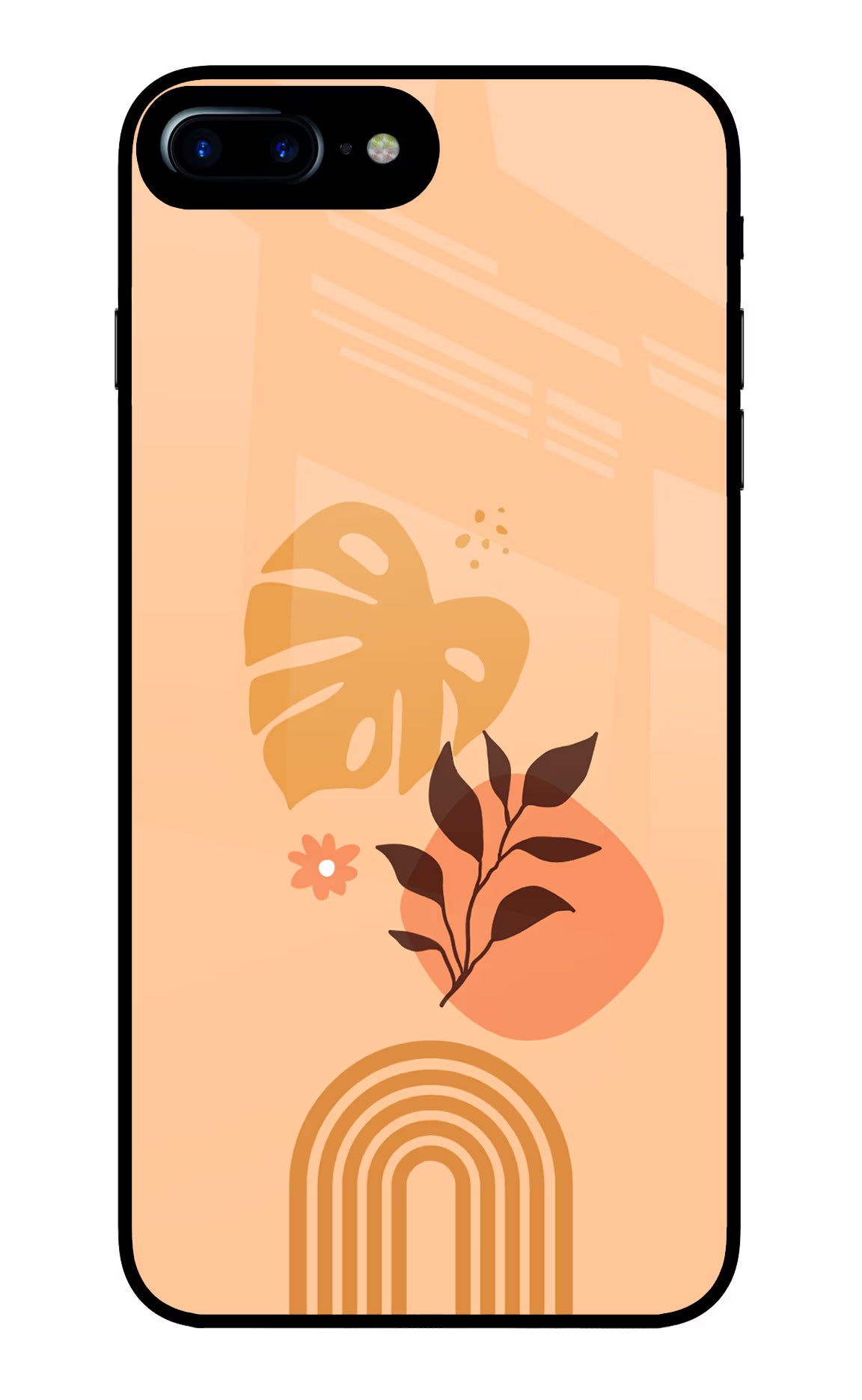 Bohemian Art iPhone 7 Plus Glass Case - Bohemian Art iPhone 7 Plus Glass Case Bohemian Art iPhone 7 Plus Glass Case