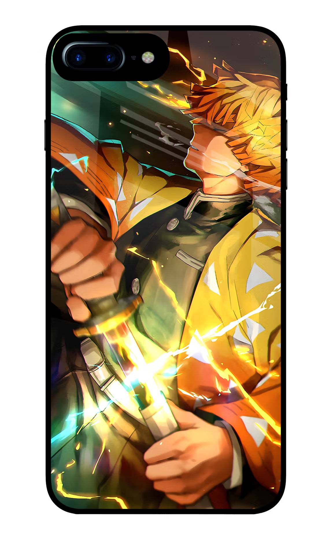 Demon Slayer iPhone 7 Plus Glass Case - Demon Slayer iPhone 7 Plus Glass Case Demon Slayer iPhone 7 Plus Glass Case