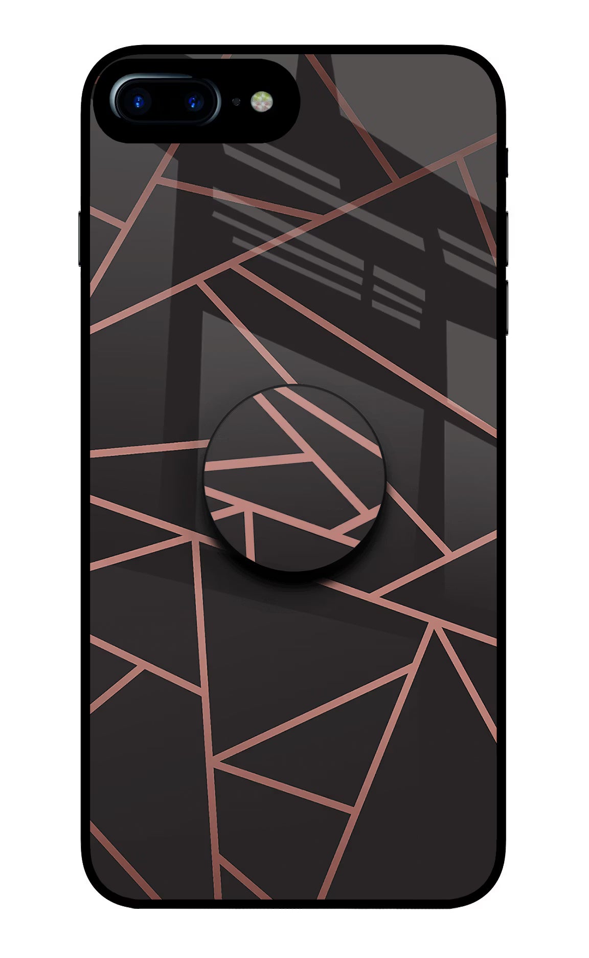 Geometric Pattern iPhone 7 Plus Glass Case - Geometric Pattern iPhone 7 Plus Glass Case Geometric Pattern iPhone 7 Plus Glass Case
