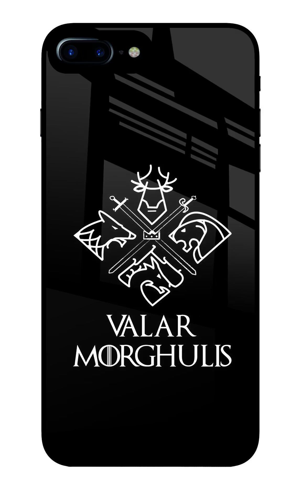 Valar Morghulis | Game Of Thrones iPhone 8 Plus Glass Case - Valar Morghulis | Game Of Thrones iPhone 8 Plus Glass Case Valar Morghulis | Game Of Thrones iPhone 8 Plus Glass Case