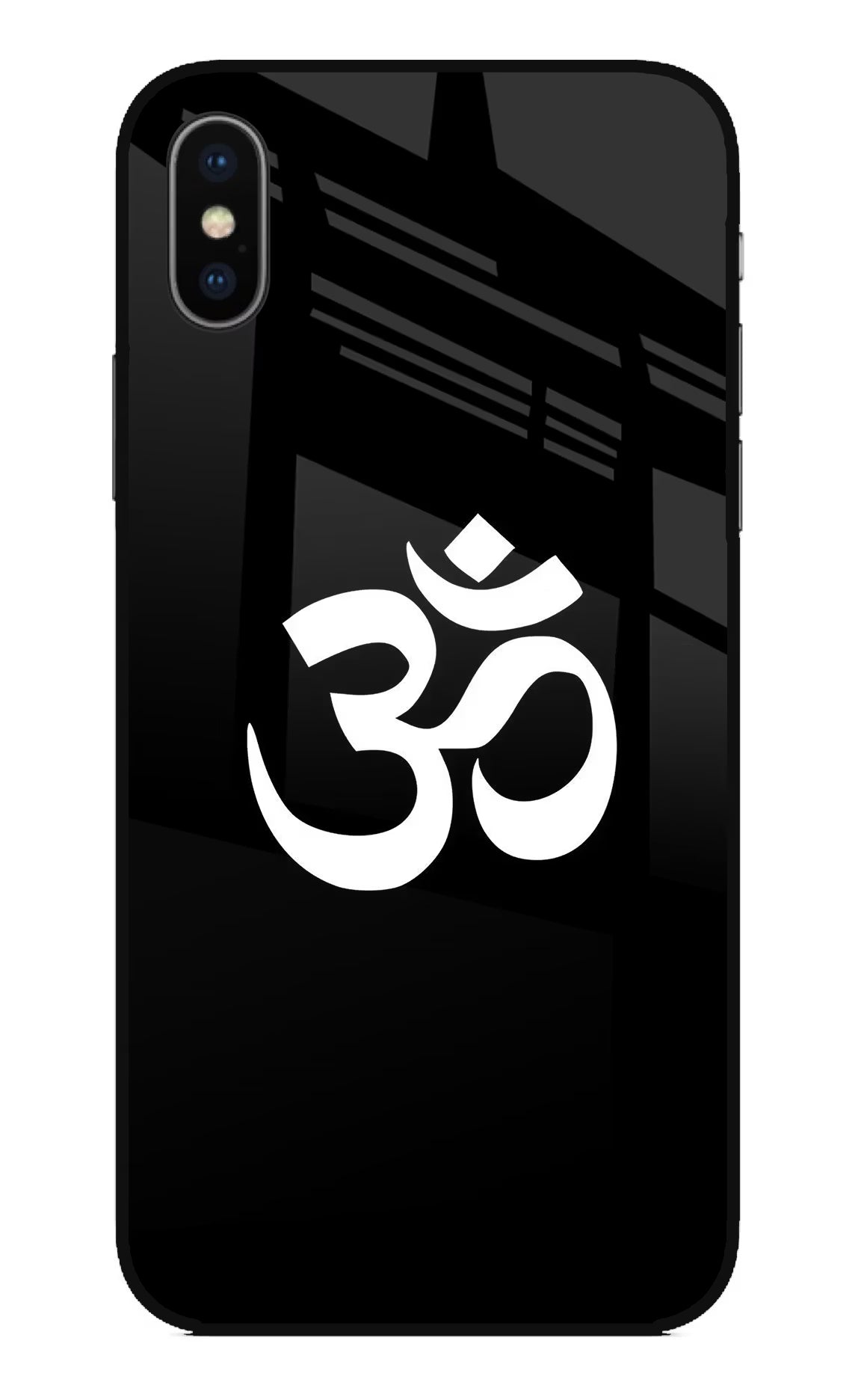 Om iPhone X Glass Case - Om iPhone X Glass Case Om iPhone X Glass Case