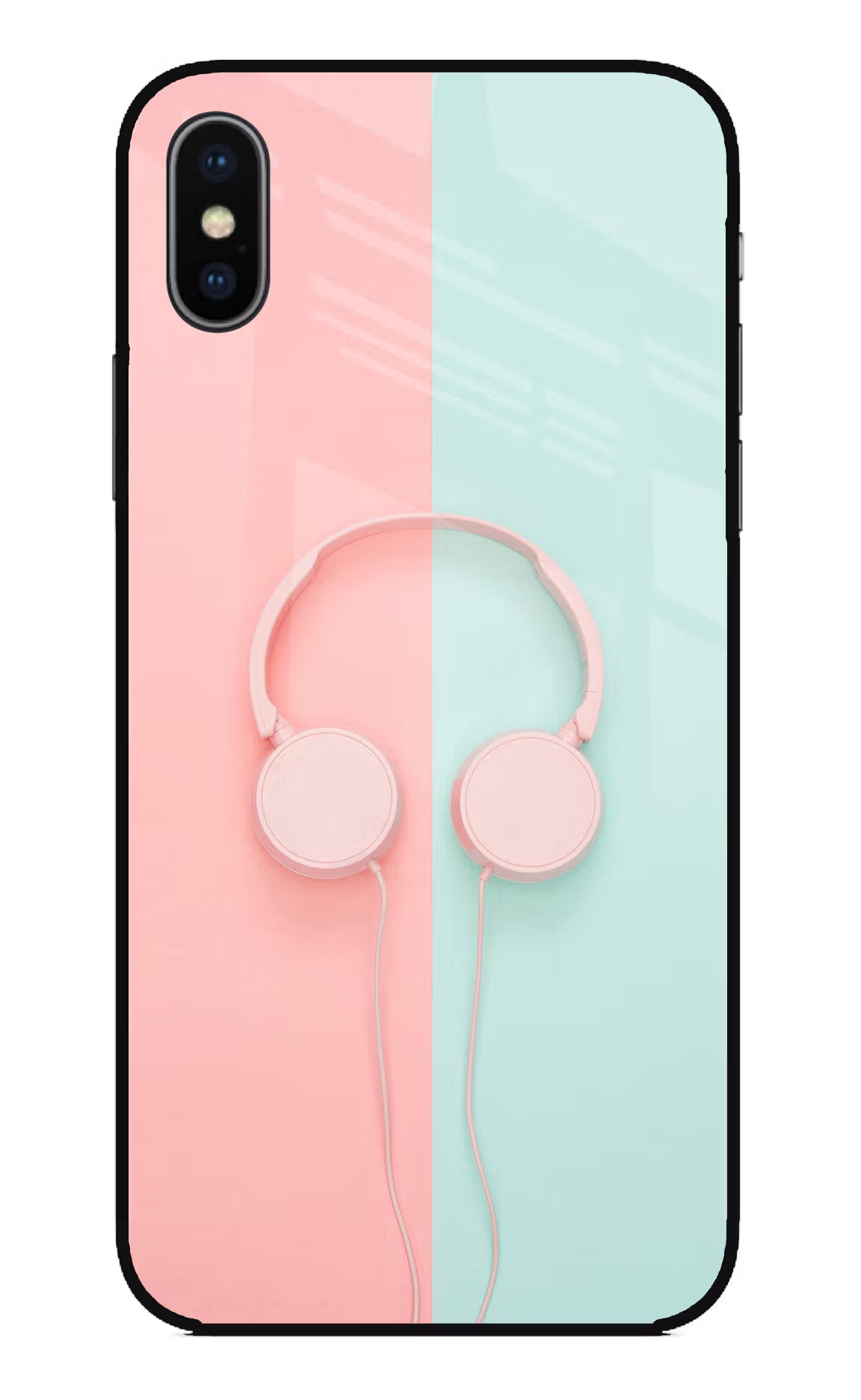 Music Lover iPhone X Glass Case - Music Lover iPhone X Glass Case Music Lover iPhone X Glass Case