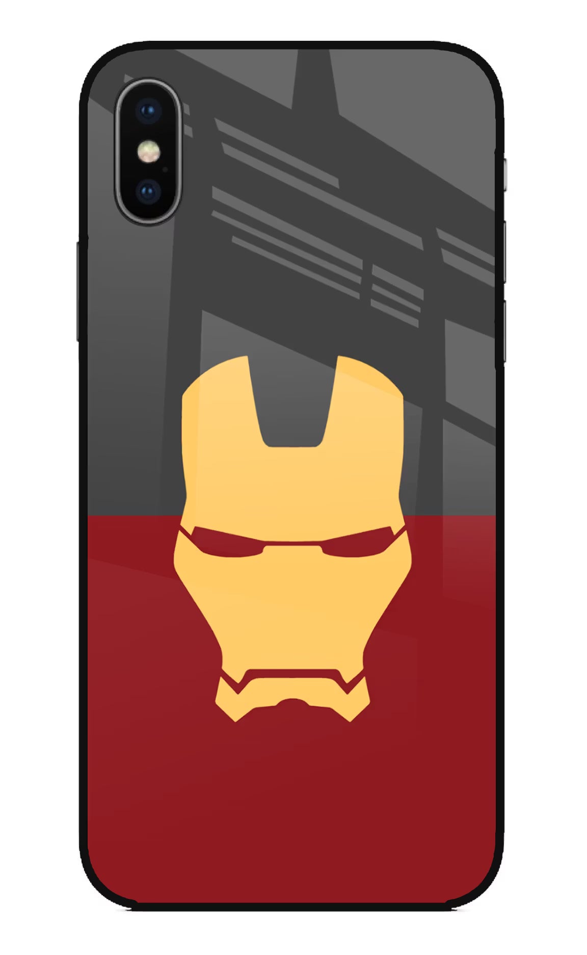 Ironman iPhone X Glass Case - Ironman iPhone X Glass Case Ironman iPhone X Glass Case