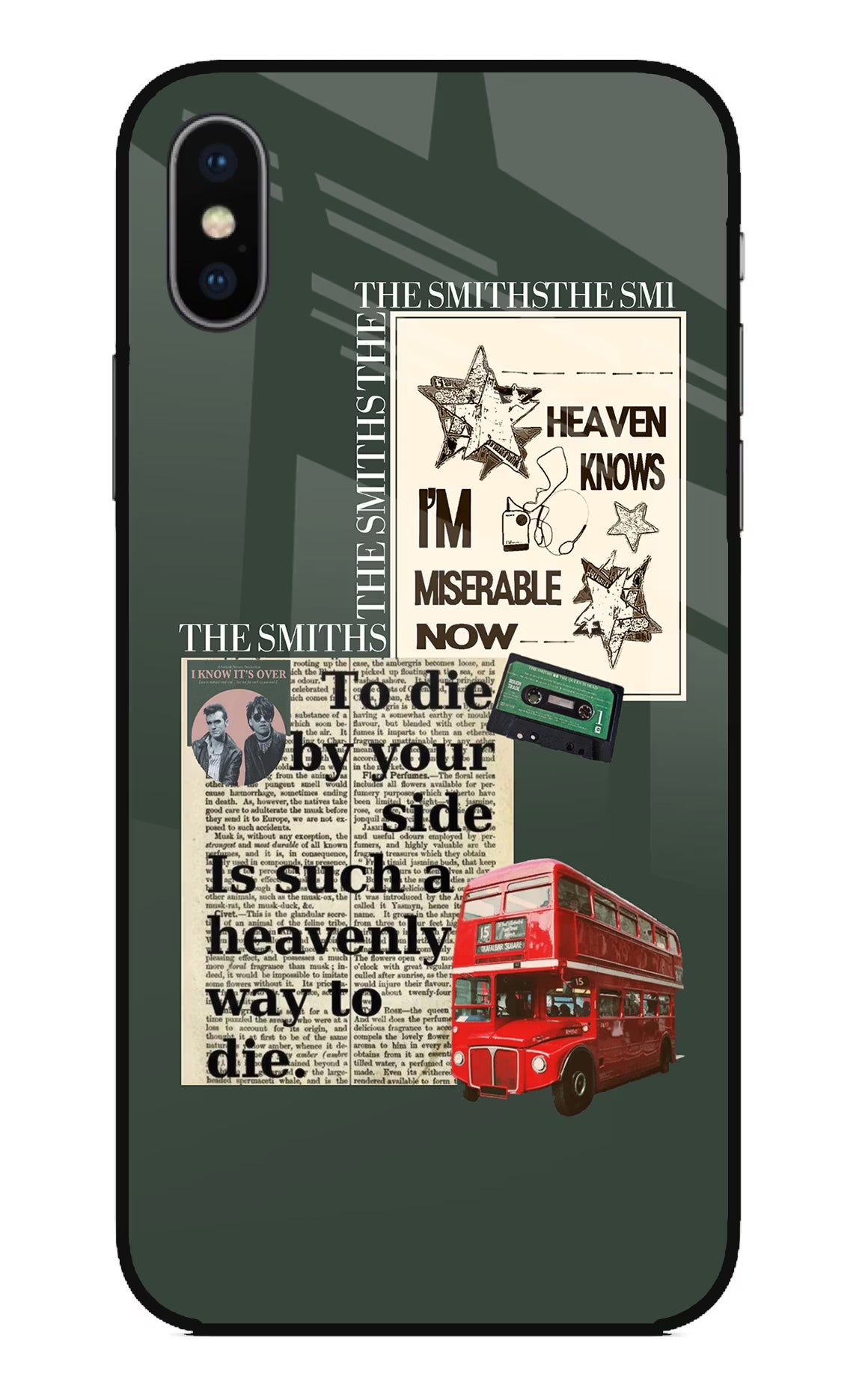 The Smiths iPhone X Glass Case - The Smiths iPhone X Glass Case The Smiths iPhone X Glass Case