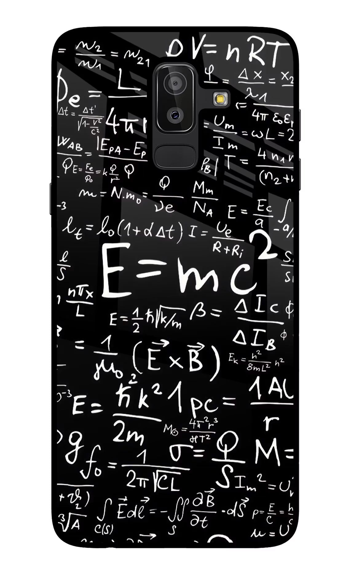 Physics Formula Samsung J8 Back Cover - Physics Formula Samsung J8 Glass Case Back Cover by Casekaro Physics Formula Samsung J8 Glass Case Back Cover by Casekaro