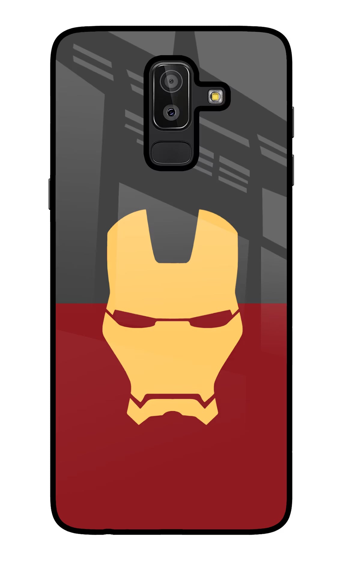 Ironman Samsung J8 Glass Case - Ironman Samsung J8 Glass Case Ironman Samsung J8 Glass Case