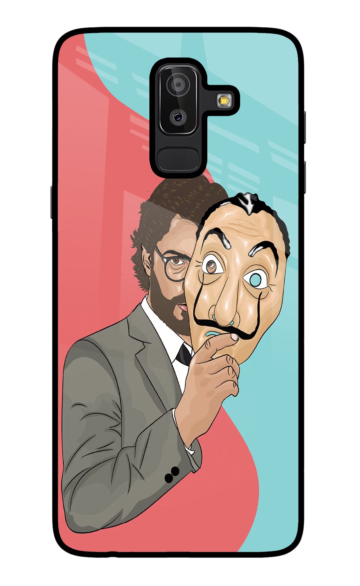 Professor Samsung J8 Back Cover - Professor Samsung J8 Glass Case Back Cover by Casekaro Professor Samsung J8 Glass Case Back Cover by Casekaro