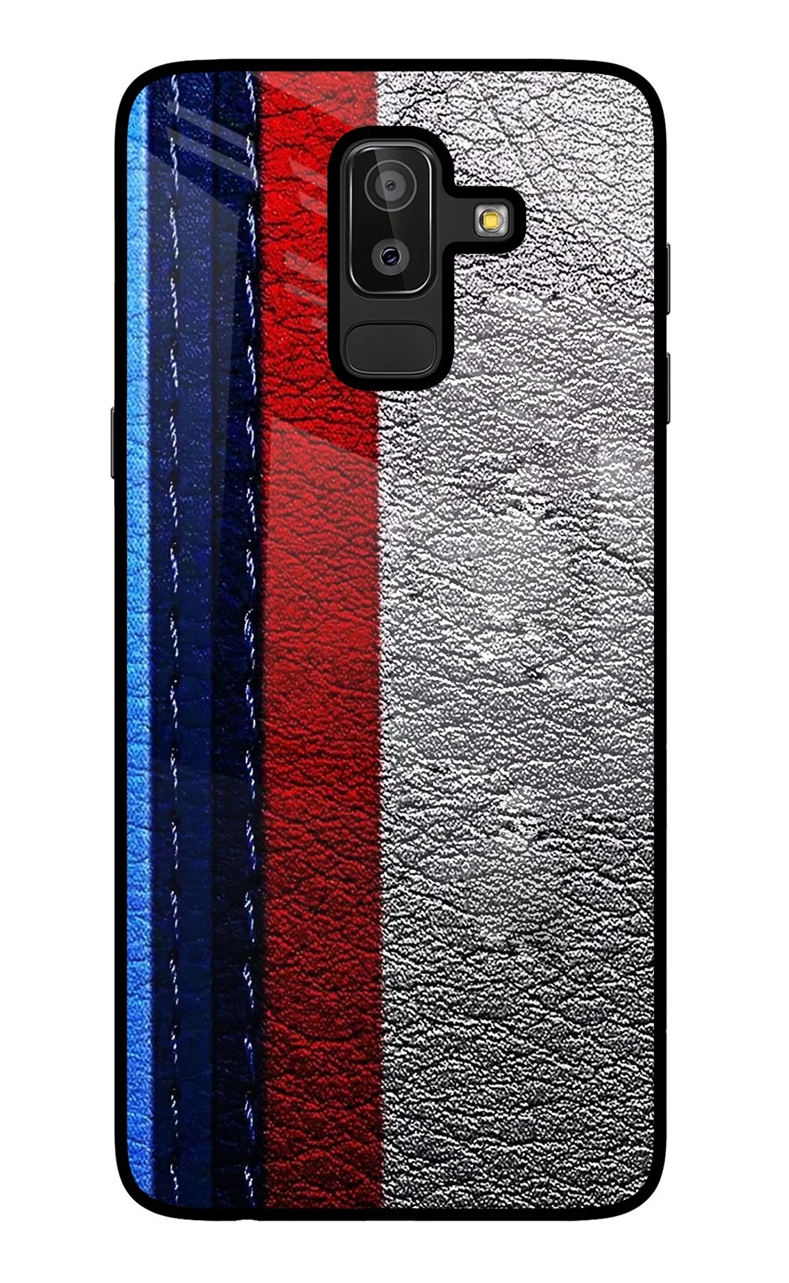 BMW Stripes Samsung J8 Glass Case - BMW Stripes Samsung J8 Glass Case BMW Stripes Samsung J8 Glass Case