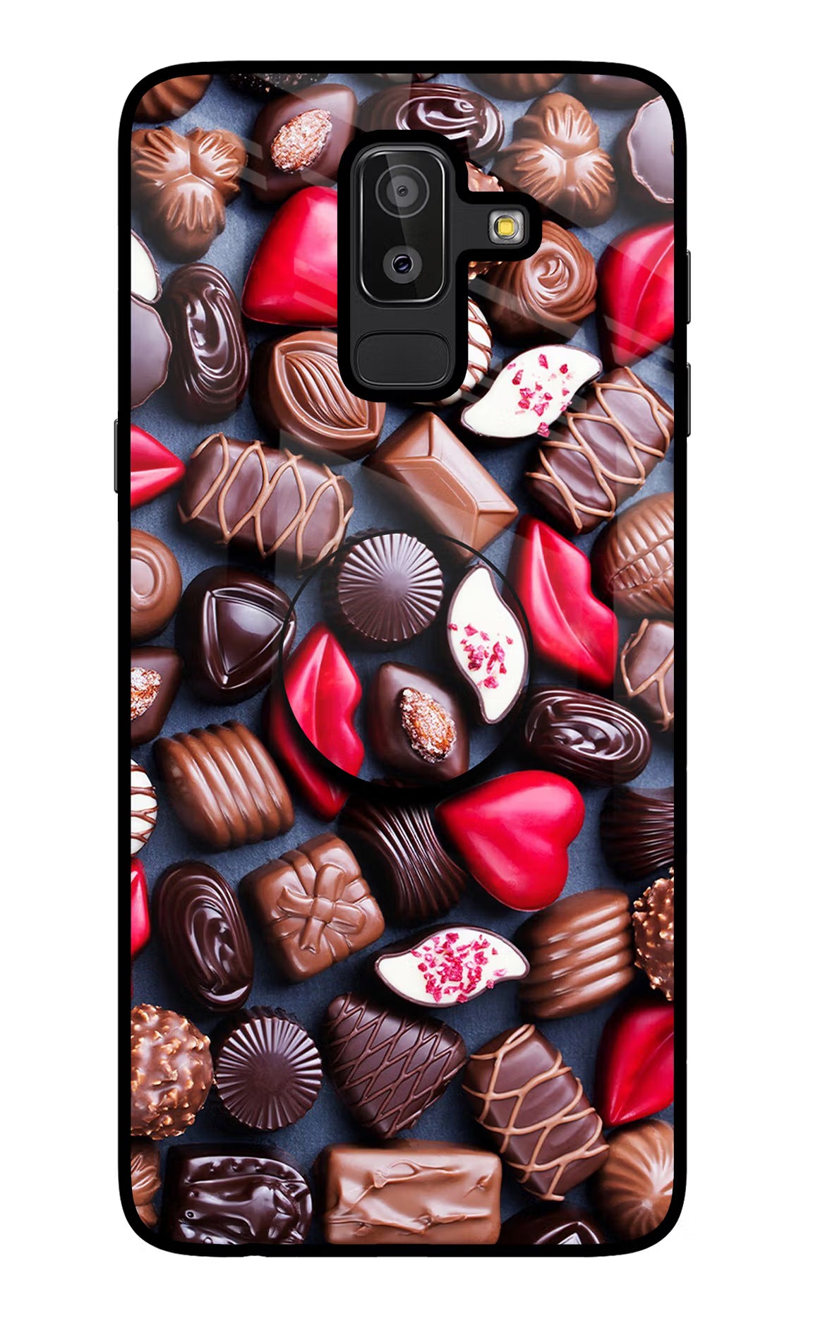 Chocolates Samsung J8 Glass Case - Chocolates Samsung J8 Glass Case Chocolates Samsung J8 Glass Case