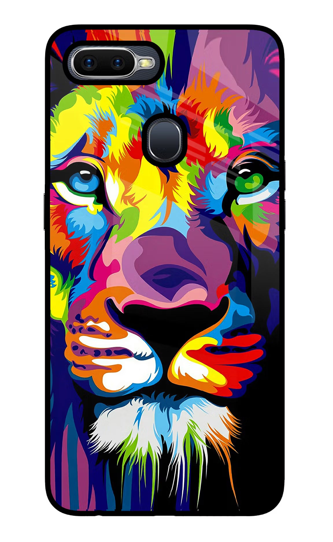 Lion Oppo F9/F9 Pro Glass Case - Lion Oppo F9/F9 Pro Glass Case Lion Oppo F9/F9 Pro Glass Case
