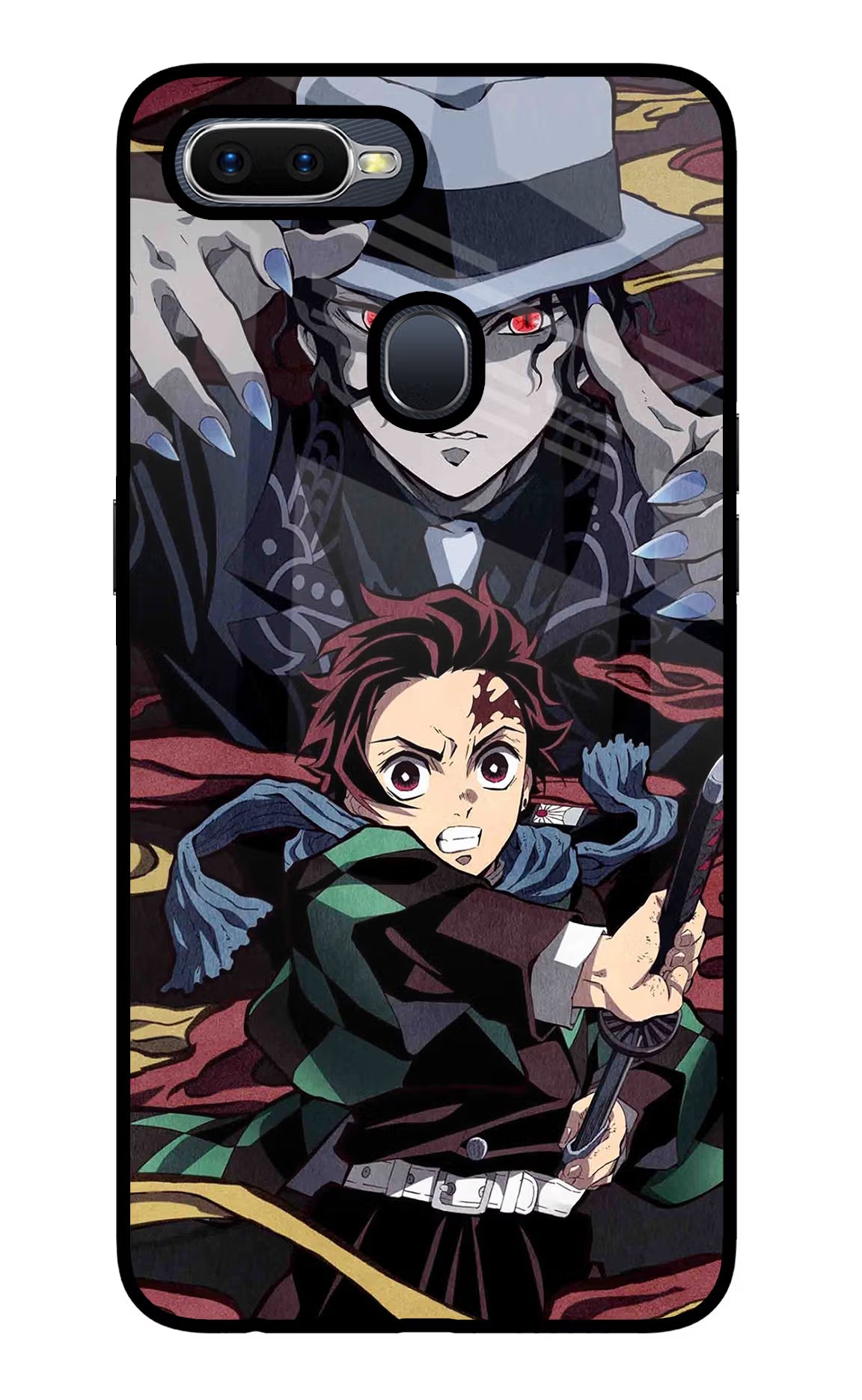Demon Slayer Oppo F9/F9 Pro Glass Case - Demon Slayer Oppo F9/F9 Pro Glass Case Demon Slayer Oppo F9/F9 Pro Glass Case