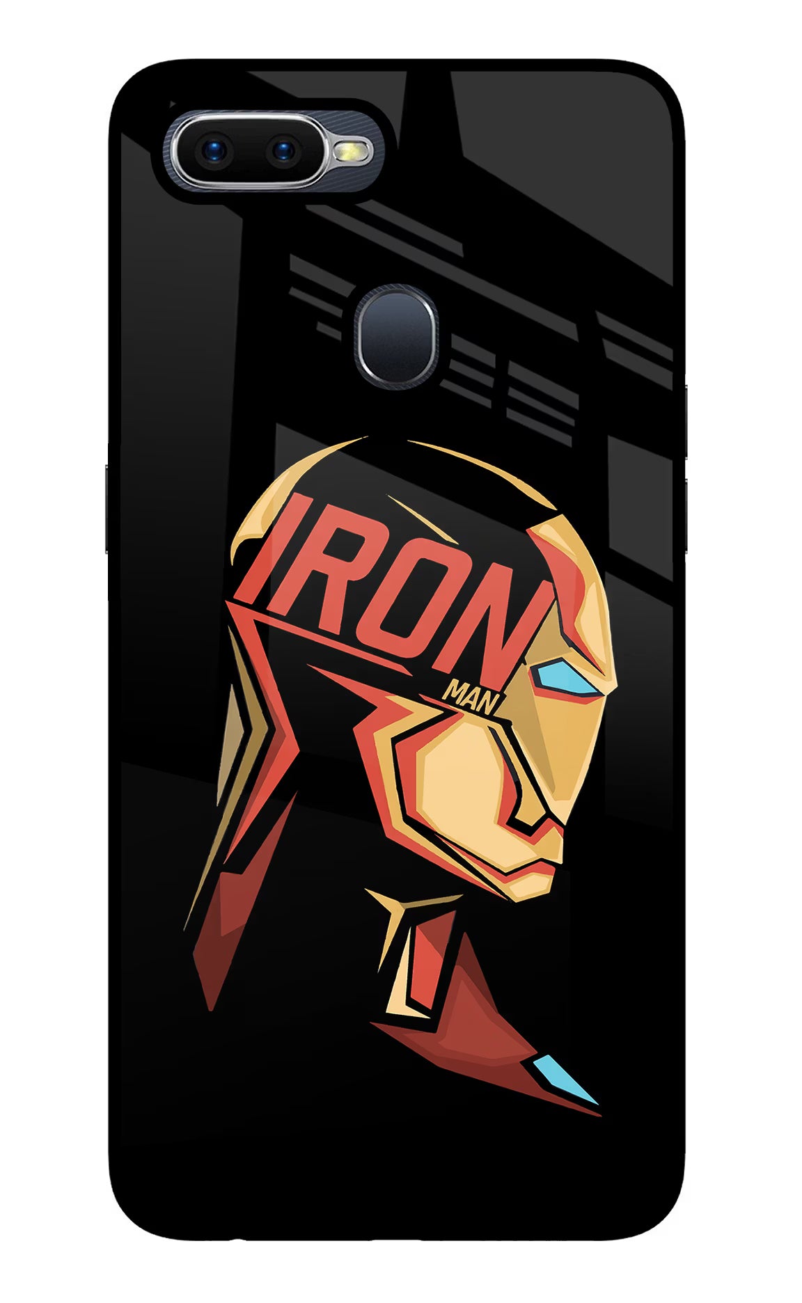 IronMan Oppo F9/F9 Pro Glass Case - IronMan Oppo F9/F9 Pro Glass Case IronMan Oppo F9/F9 Pro Glass Case