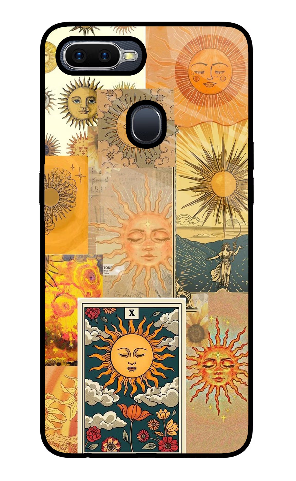 Sun Oppo F9/F9 Pro Glass Case - Sun Oppo F9/F9 Pro Glass Case Sun Oppo F9/F9 Pro Glass Case