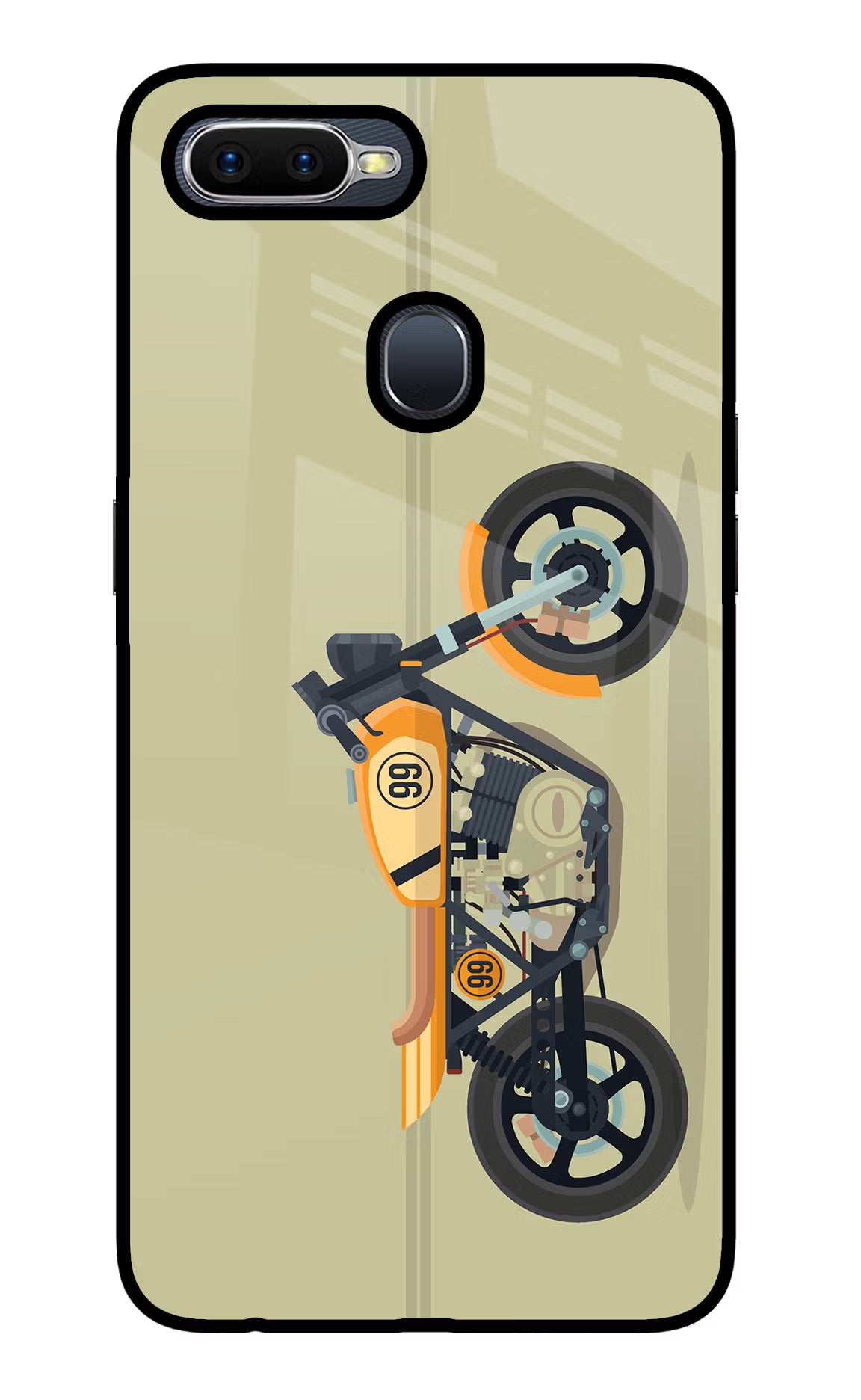 Vertical Speedster Oppo F9/F9 Pro Glass Case - Vertical Speedster Oppo F9/F9 Pro Glass Case Vertical Speedster Oppo F9/F9 Pro Glass Case