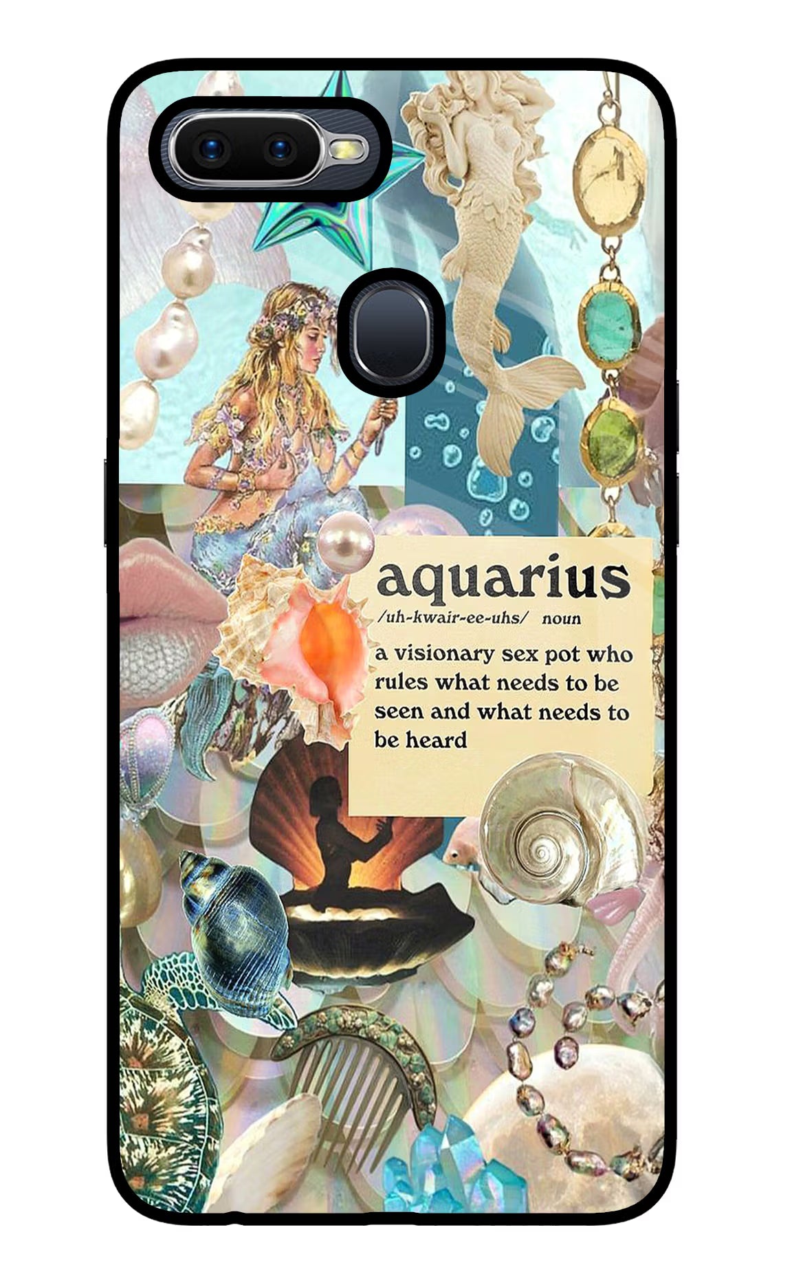 Aquarius Zodiac Oppo F9/F9 Pro Glass Case - Aquarius Zodiac Oppo F9/F9 Pro Glass Case Aquarius Zodiac Oppo F9/F9 Pro Glass Case