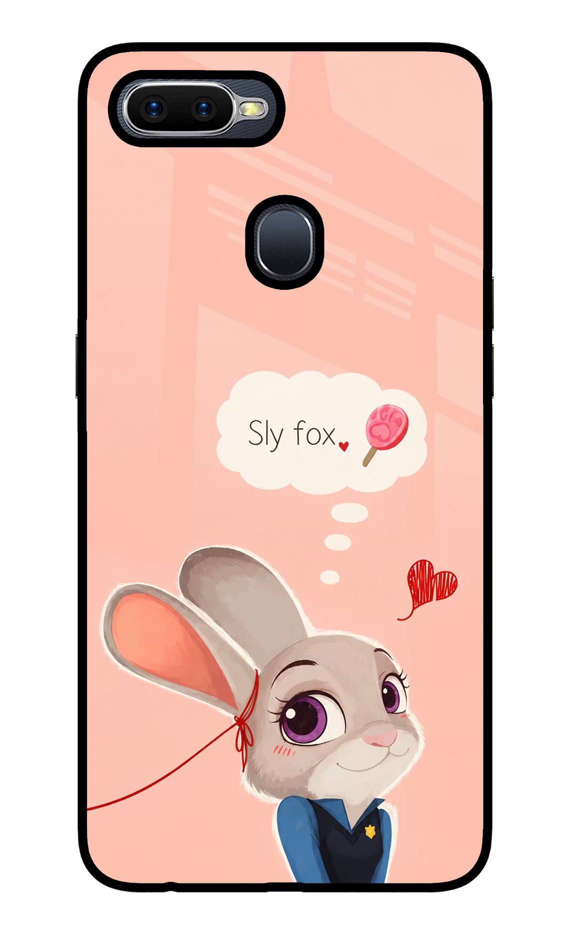 Judy Charm Oppo F9/F9 Pro Glass Case - Judy Charm Oppo F9/F9 Pro Glass Case Judy Charm Oppo F9/F9 Pro Glass Case