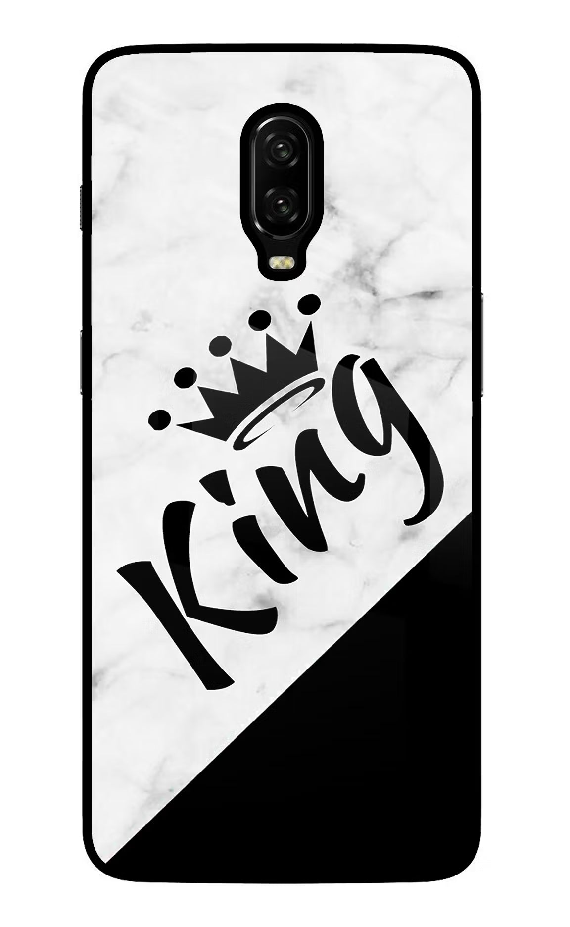 King Oneplus 6T Glass Case - King Oneplus 6T Glass Case King Oneplus 6T Glass Case