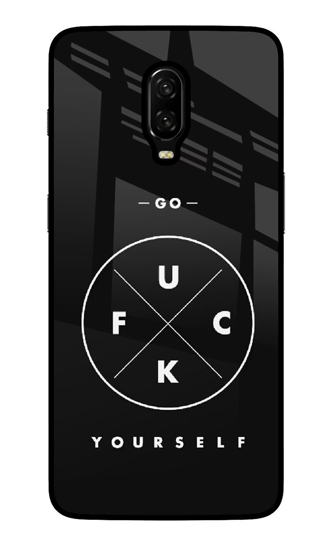Go Fuck Yourself Oneplus 6T Glass Case - Go Fuck Yourself Oneplus 6T Glass Case Go Fuck Yourself Oneplus 6T Glass Case