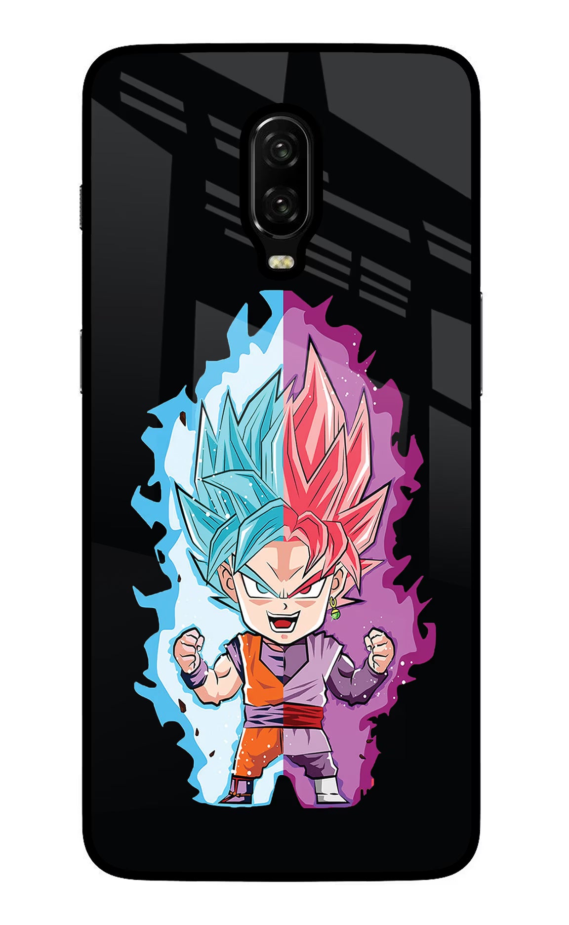 Chota Goku Oneplus 6T Glass Case - Chota Goku Oneplus 6T Glass Case Chota Goku Oneplus 6T Glass Case