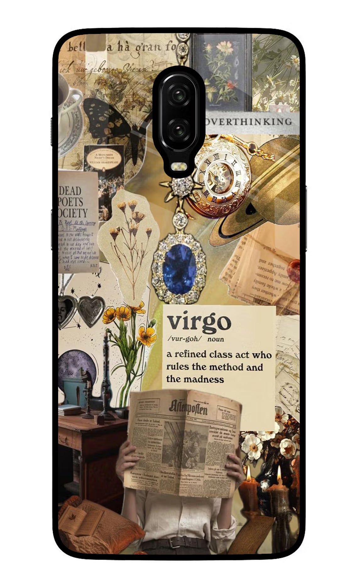 Virgo Zodiac Oneplus 6T Glass Case - Virgo Zodiac Oneplus 6T Glass Case Virgo Zodiac Oneplus 6T Glass Case