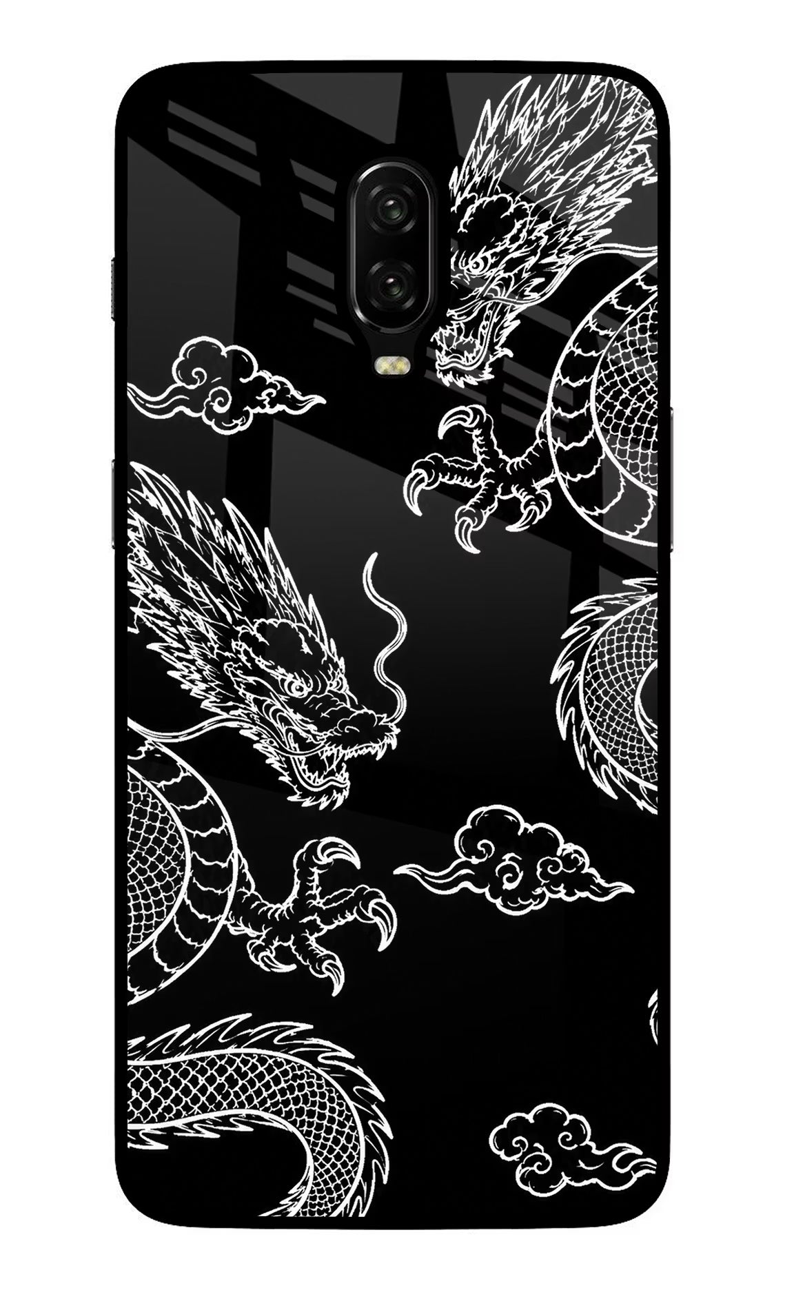 Twin Dragons Oneplus 6T Glass Case - Twin Dragons Oneplus 6T Glass Case Twin Dragons Oneplus 6T Glass Case