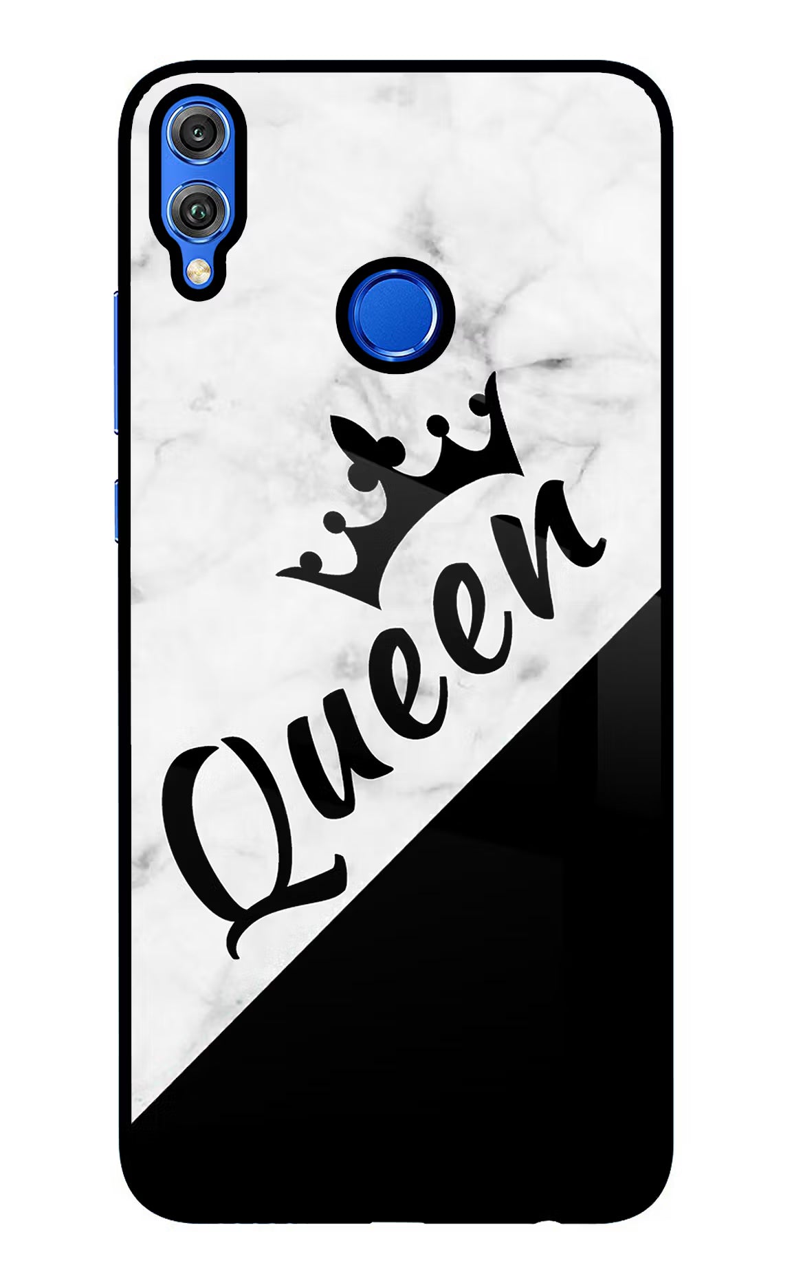 Queen Honor 8X Back Cover - Queen Honor 8X Glass Case Back Cover by Casekaro Queen Honor 8X Glass Case Back Cover by Casekaro