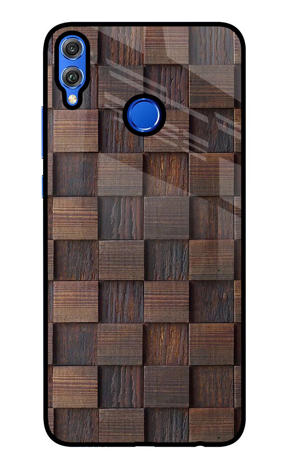 Wooden Cube Design Honor 8X Glass Case - Wooden Cube Design Honor 8X Glass Case Wooden Cube Design Honor 8X Glass Case
