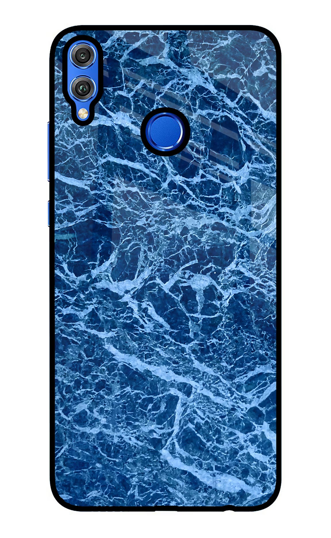 Blue Marble Honor 8X Back Cover - Blue Marble Honor 8X Glass Case Back Cover by Casekaro Blue Marble Honor 8X Glass Case Back Cover by Casekaro