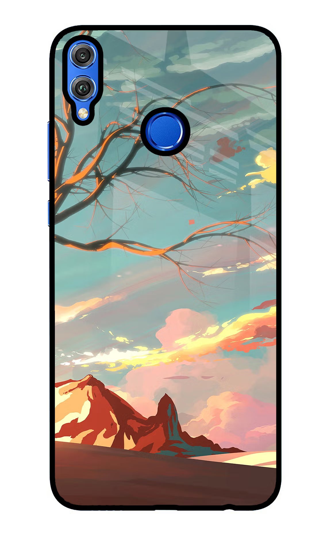 Scenery Honor 8X Back Cover - Scenery Honor 8X Glass Case Back Cover by Casekaro Scenery Honor 8X Glass Case Back Cover by Casekaro