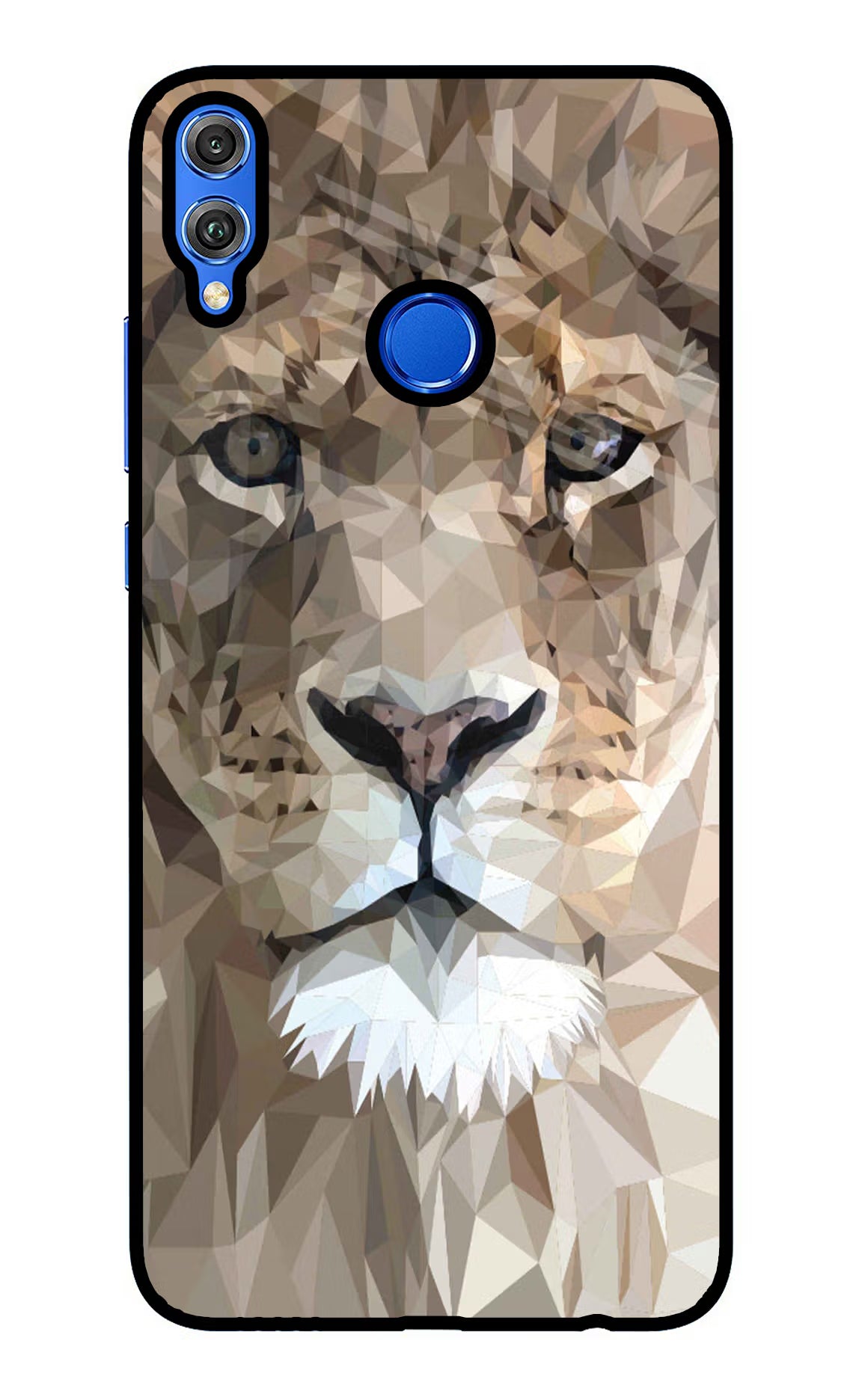 Lion Art Honor 8X Back Cover - Lion Art Honor 8X Glass Case Back Cover by Casekaro Lion Art Honor 8X Glass Case Back Cover by Casekaro
