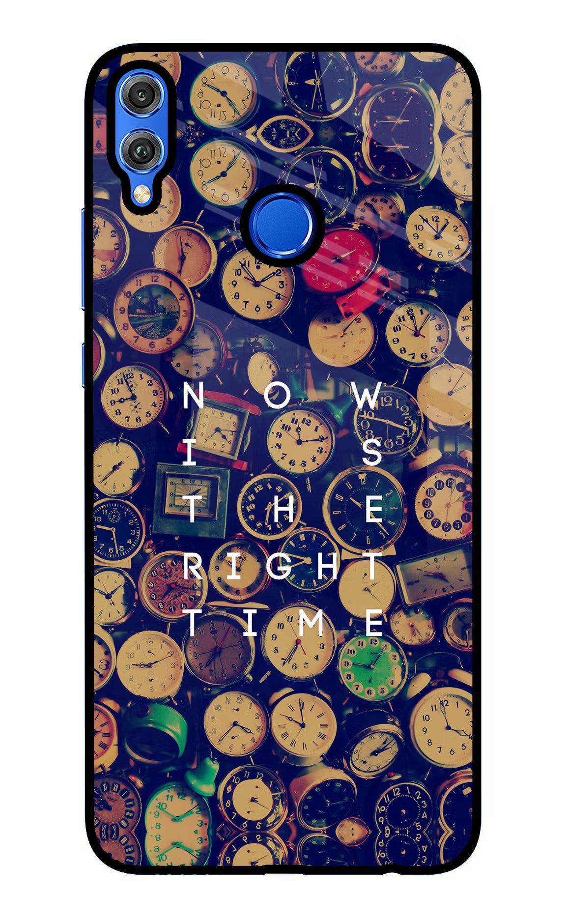 Now is the Right Time Quote Honor 8X Back Cover - Now is the Right Time Quote Honor 8X Glass Case Back Cover by Casekaro Now is the Right Time Quote Honor 8X Glass Case Back Cover by Casekaro