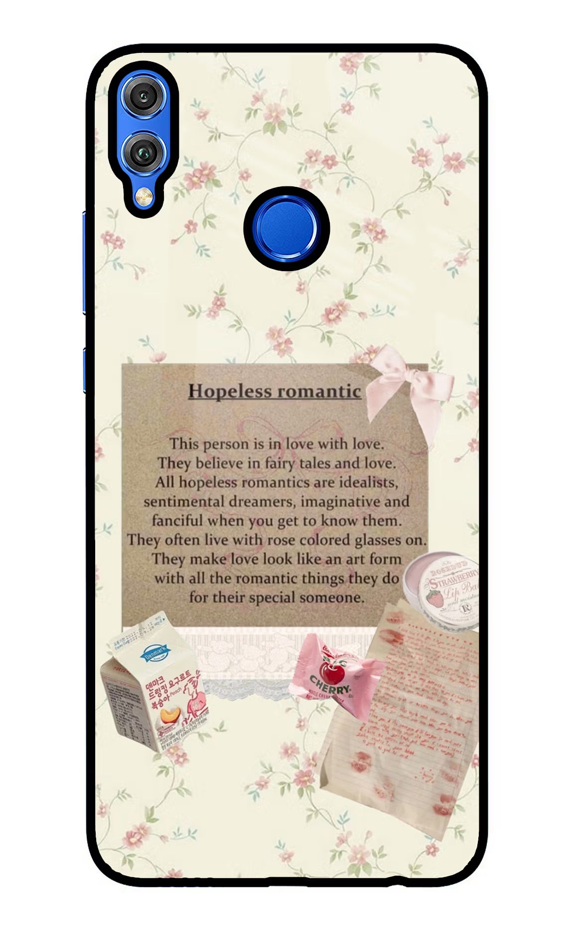 Hopeless Romantic Honor 8X Glass Case - Hopeless Romantic Honor 8X Glass Case Hopeless Romantic Honor 8X Glass Case